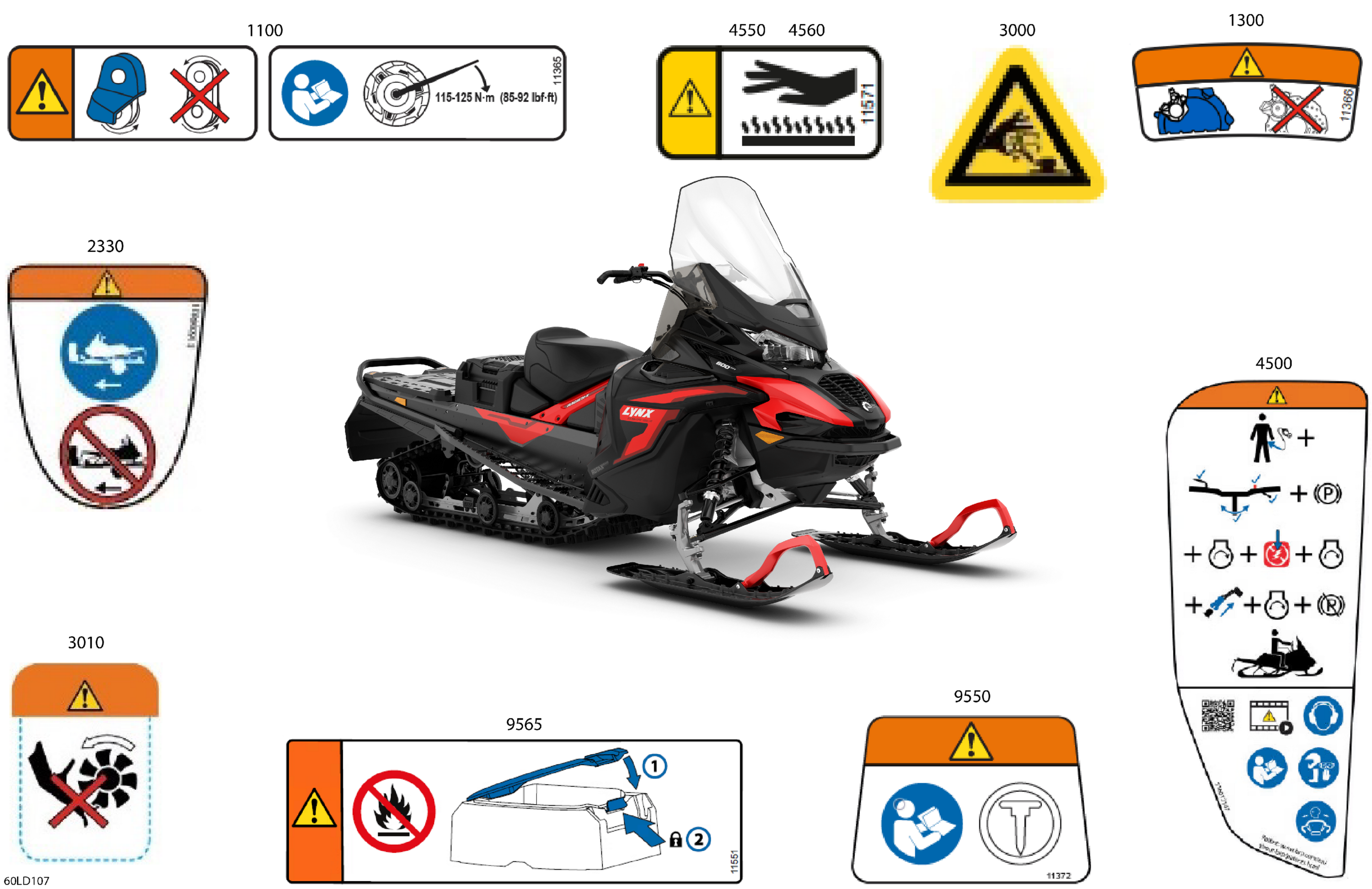 Body - Warning Decals