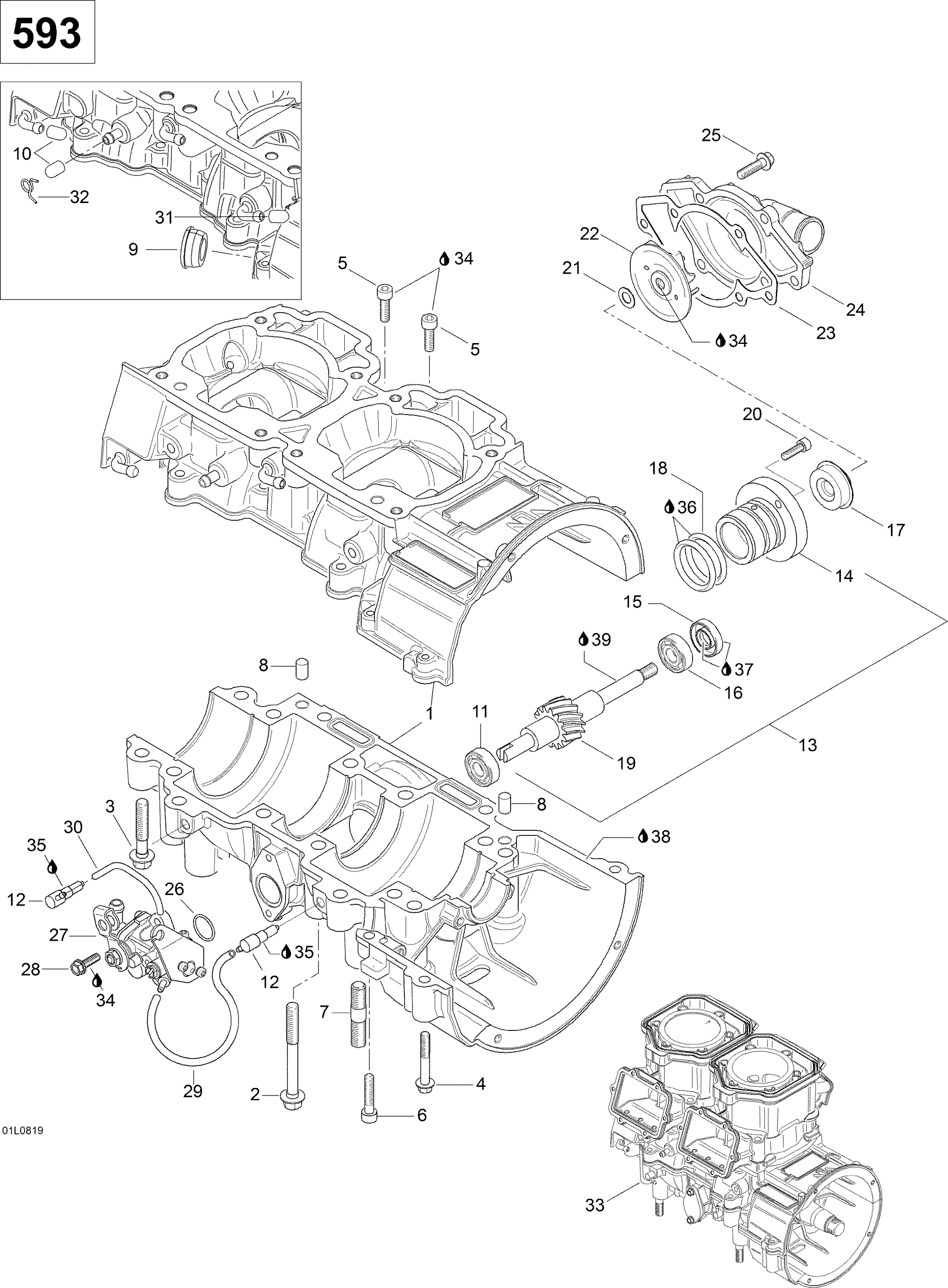 Crankcase  _01L0901