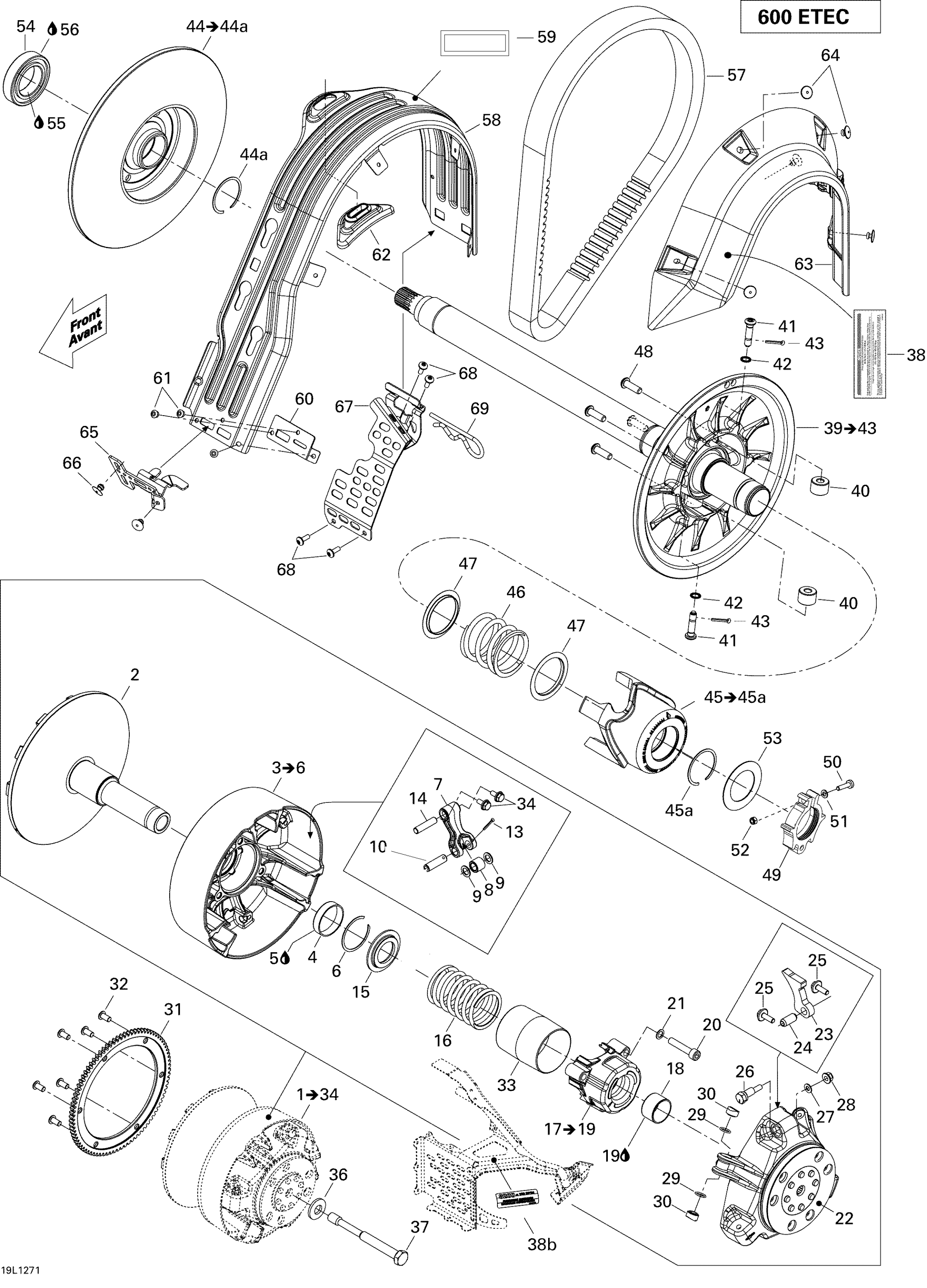 Схема узла: Pulley System