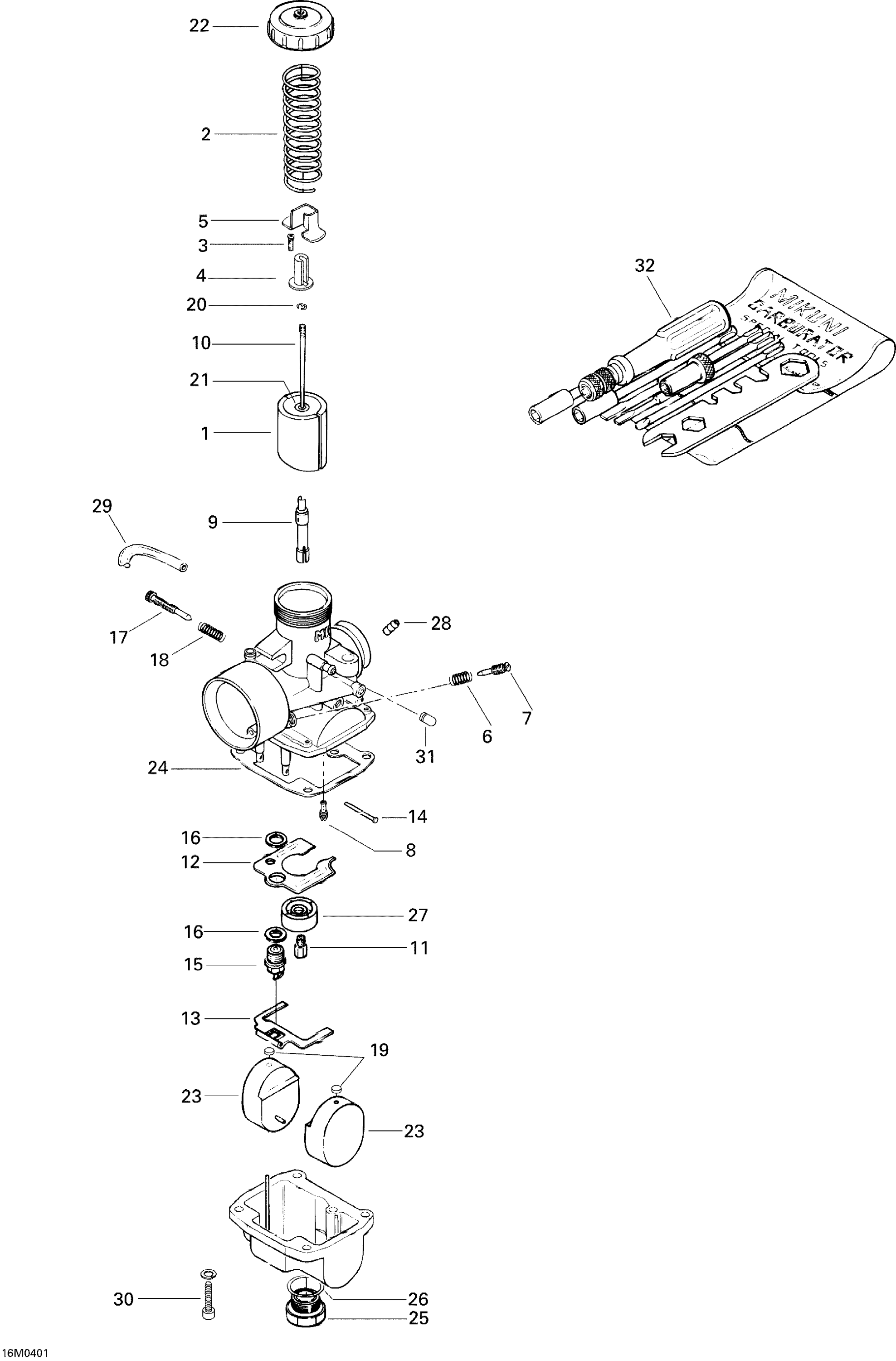 Схема узла: Carburetor