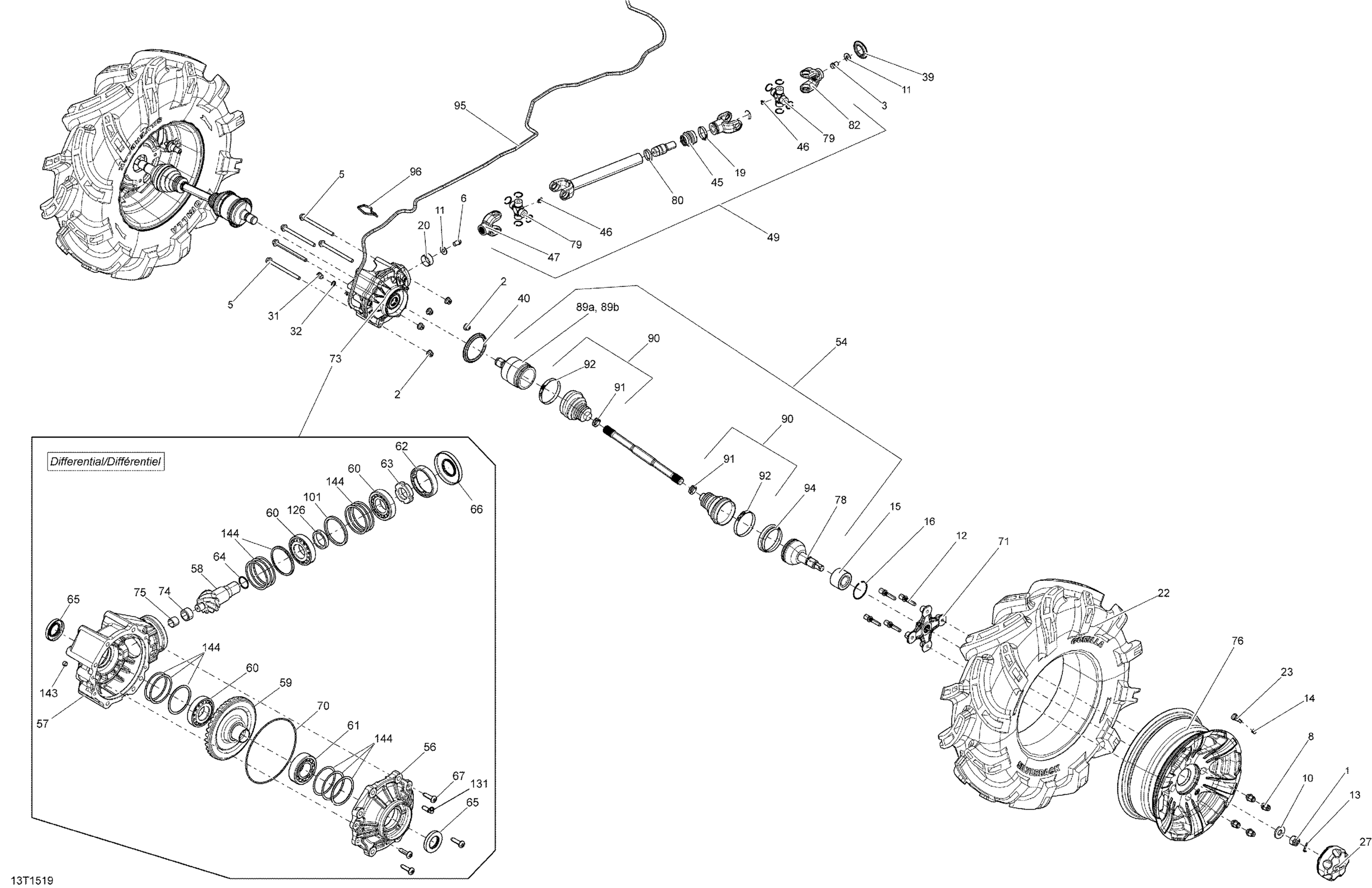 Drive System, Rear _13T1519