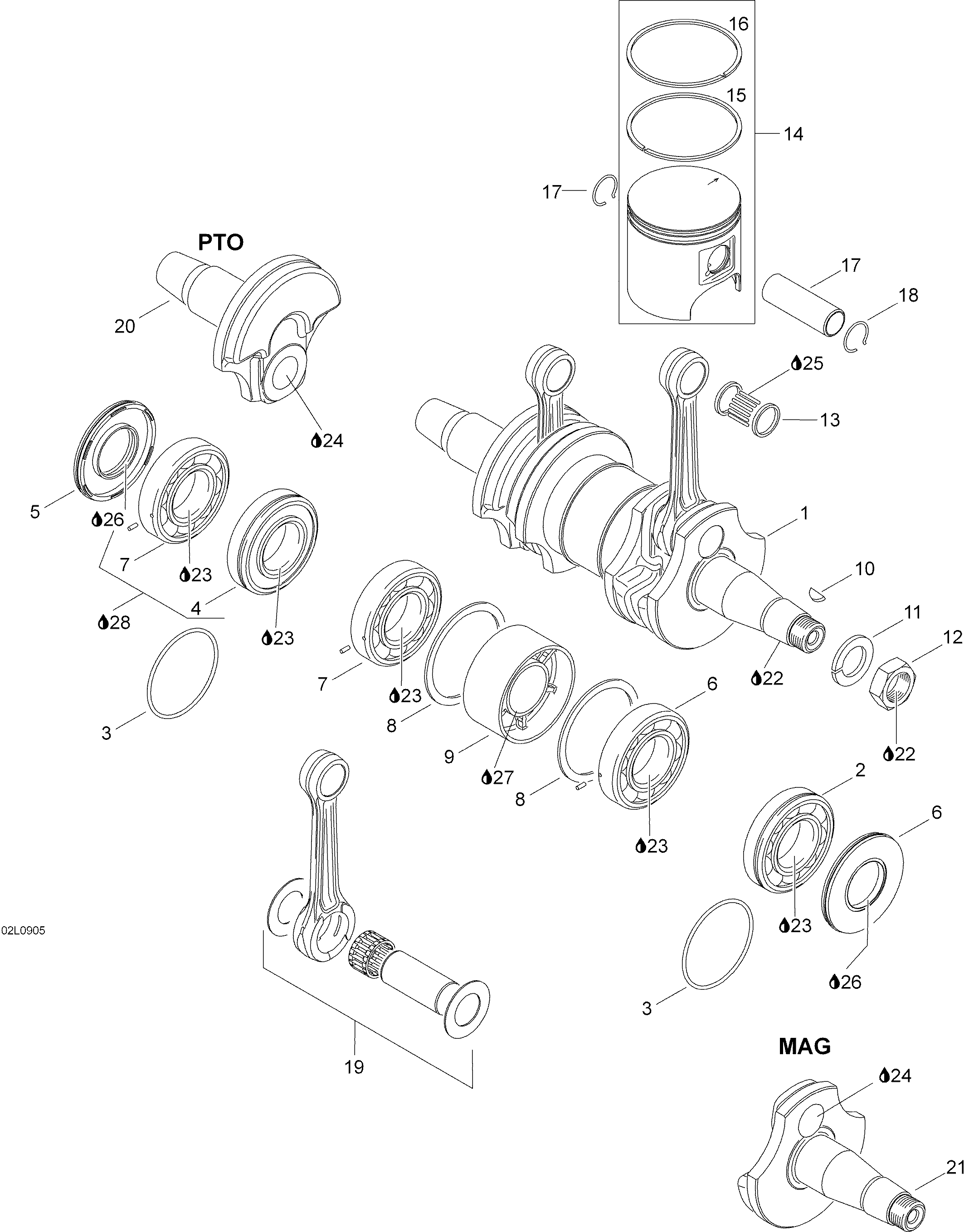 Схема узла: Crankshaft