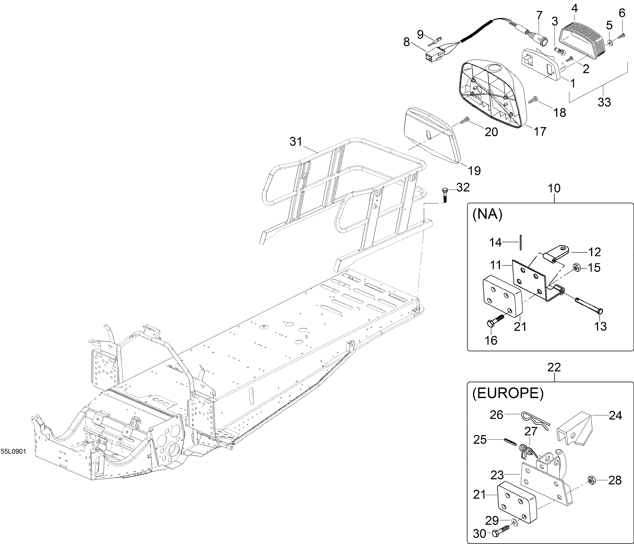 Luggage Rack _55L0901