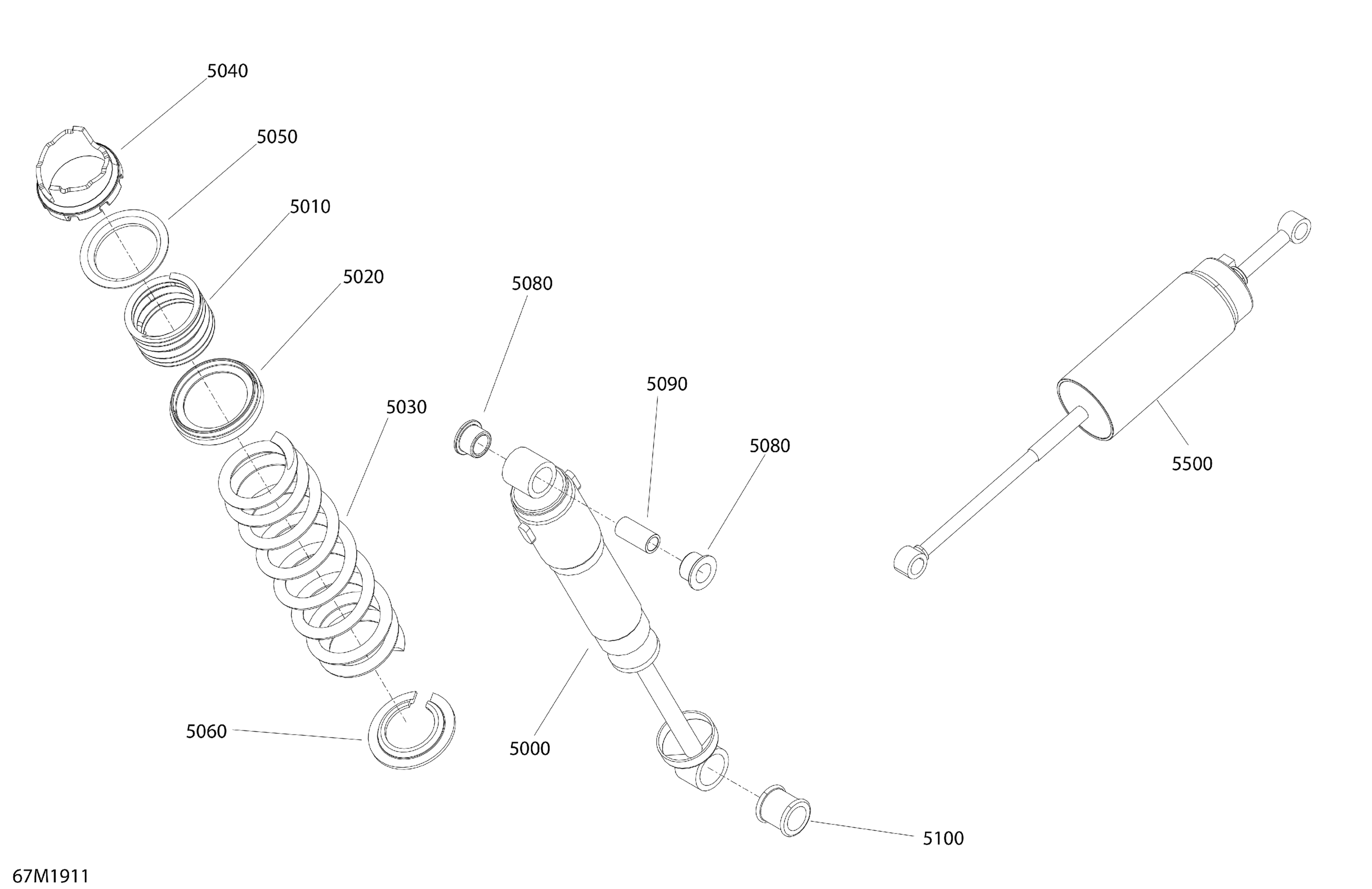 Rear Suspension Shocks	Renegade - Package Adrenaline