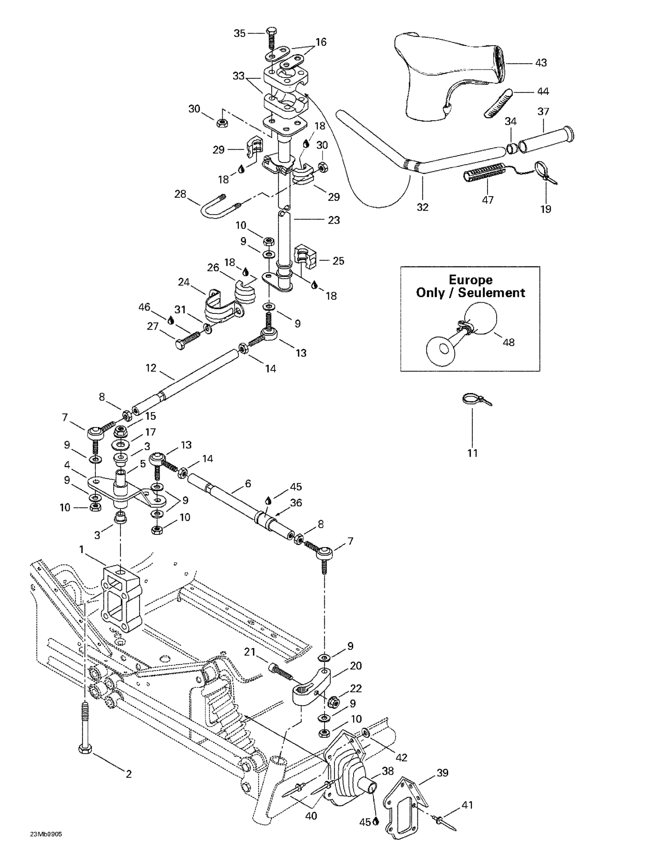 Схема узла: Steering System