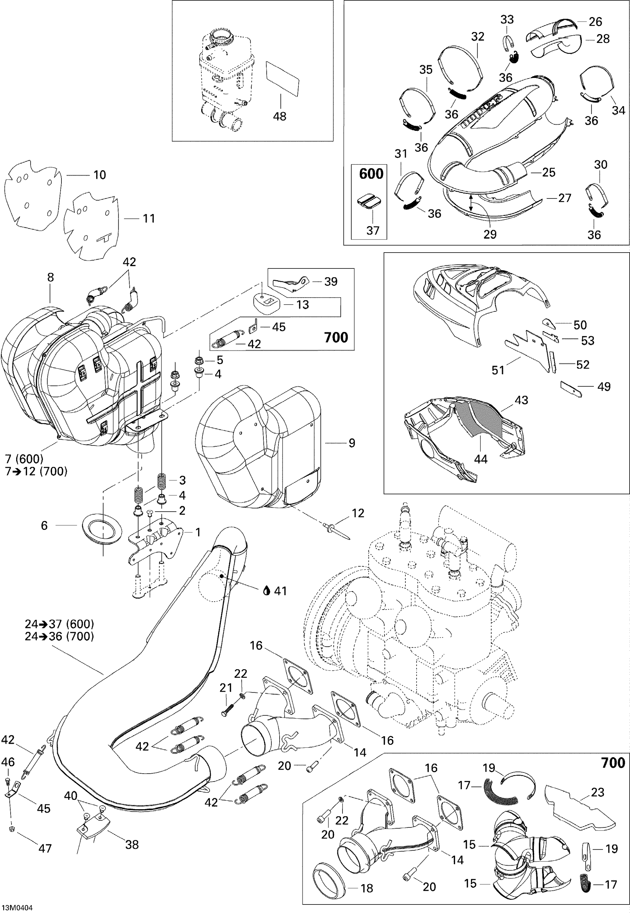 Схема узла: Exhaust System