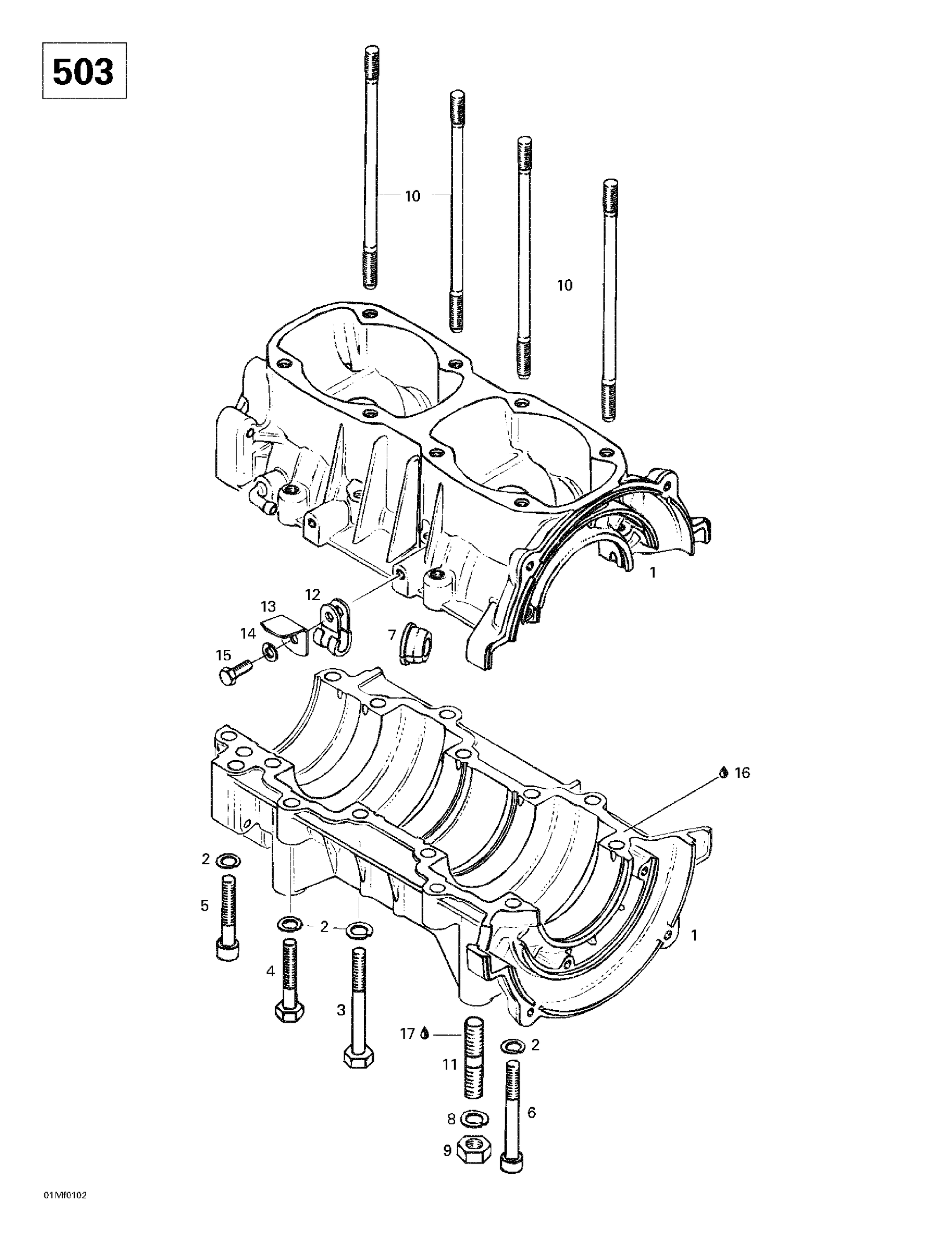Crankcase (503)