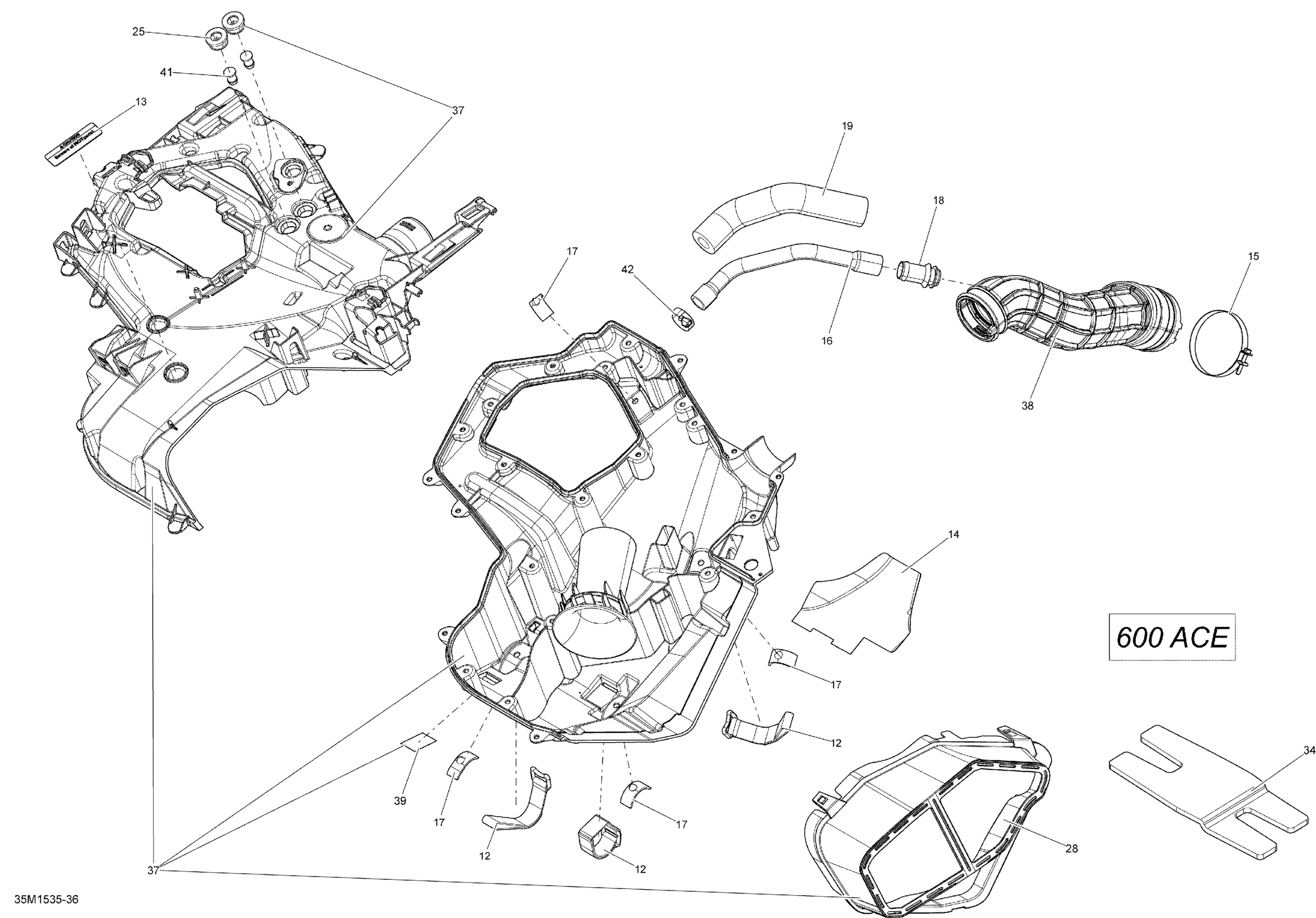 Схема узла: Air Intake System _35M1536