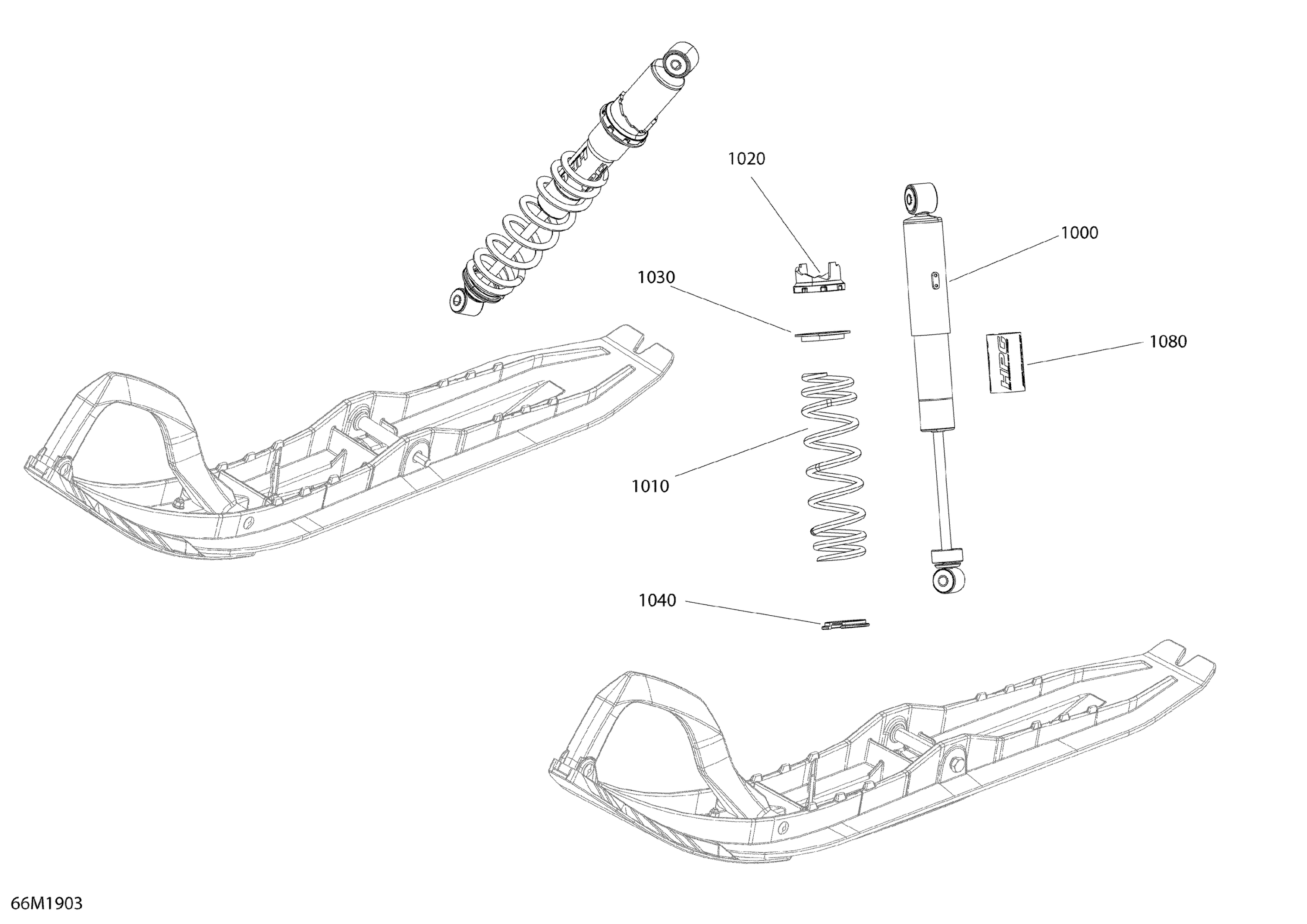 Front Shocks - Blizzard & TNT