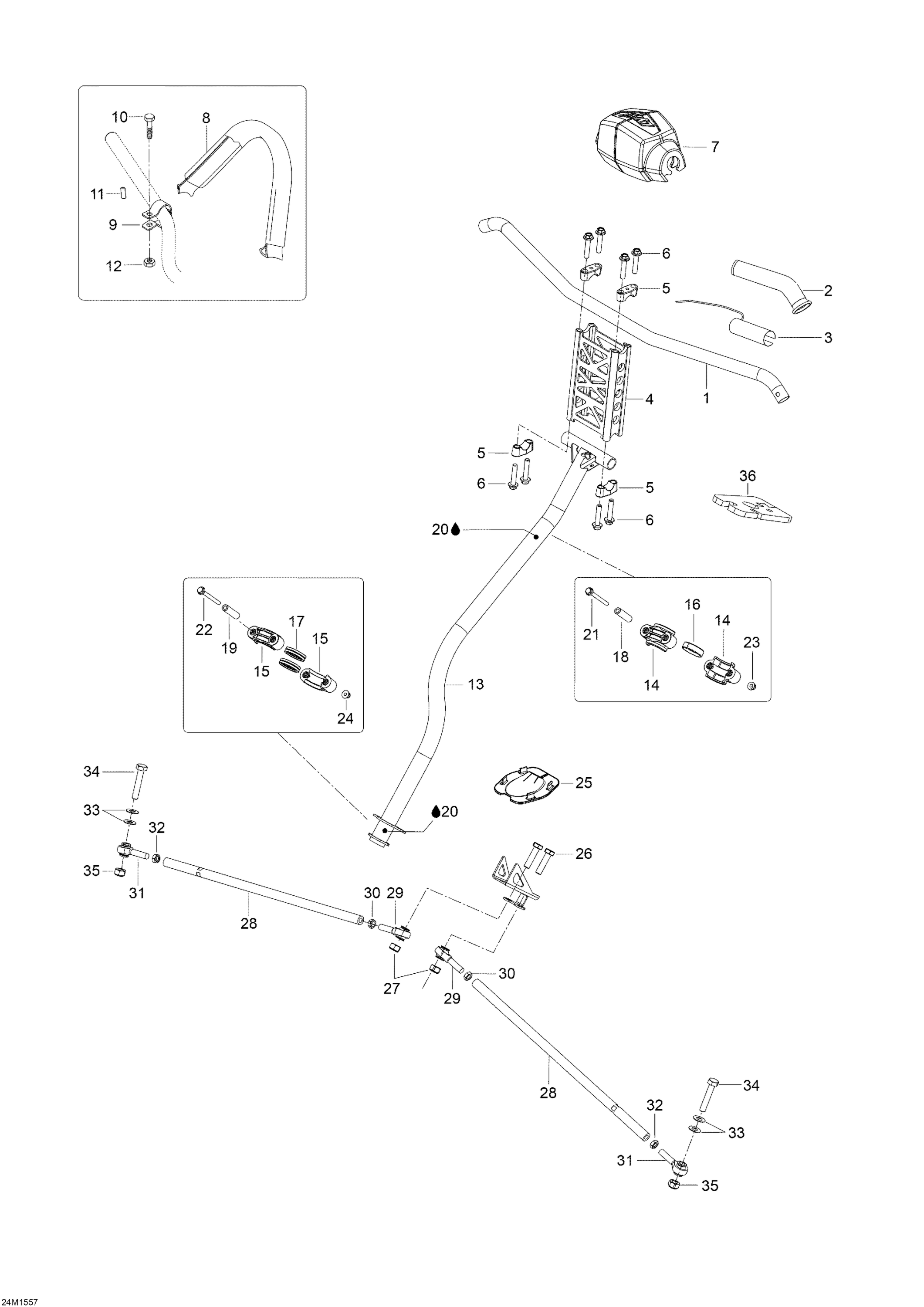 Схема узла: Steering _24M1556