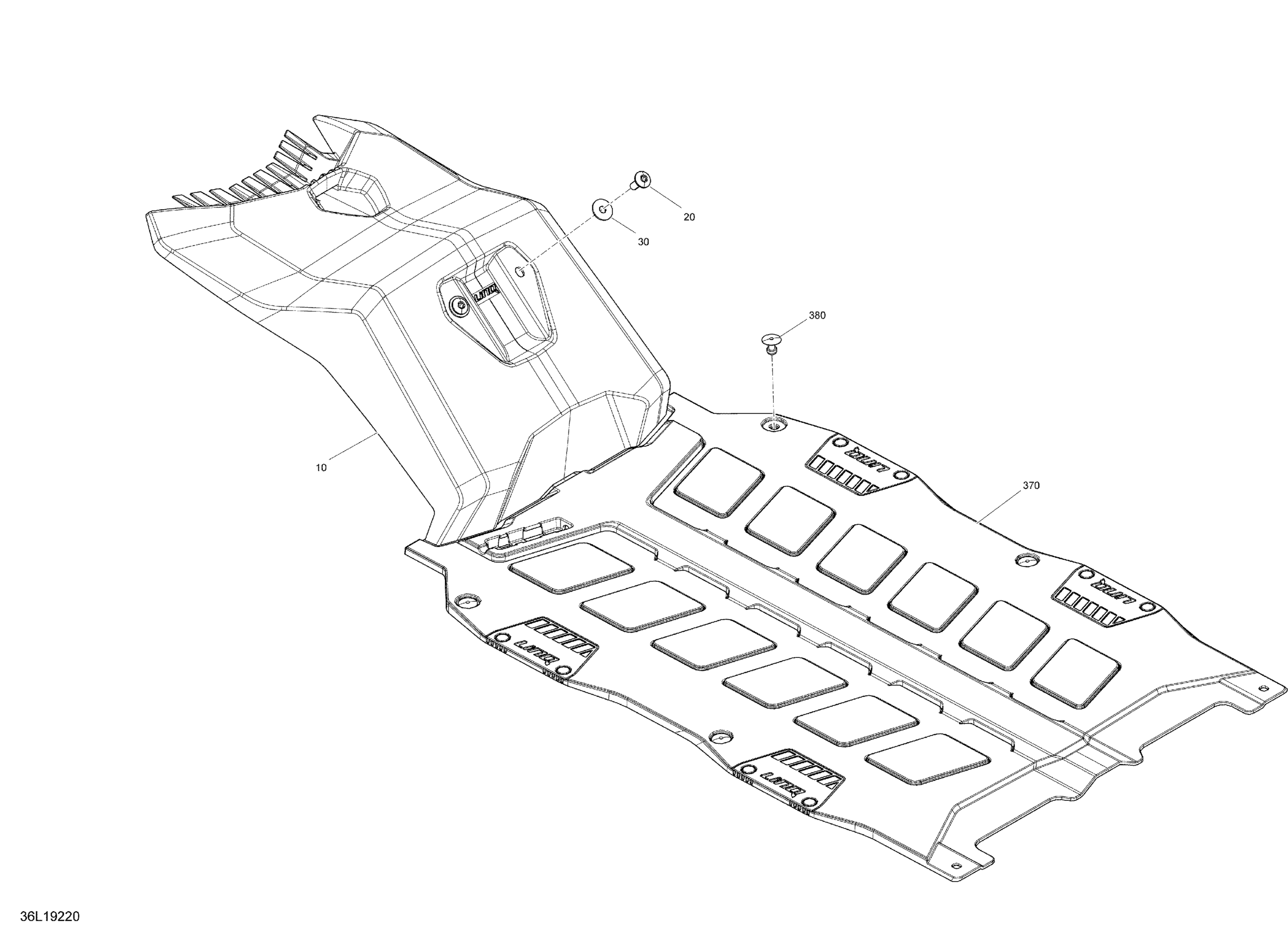 Схема узла: Luggage Rack -  900 ACE