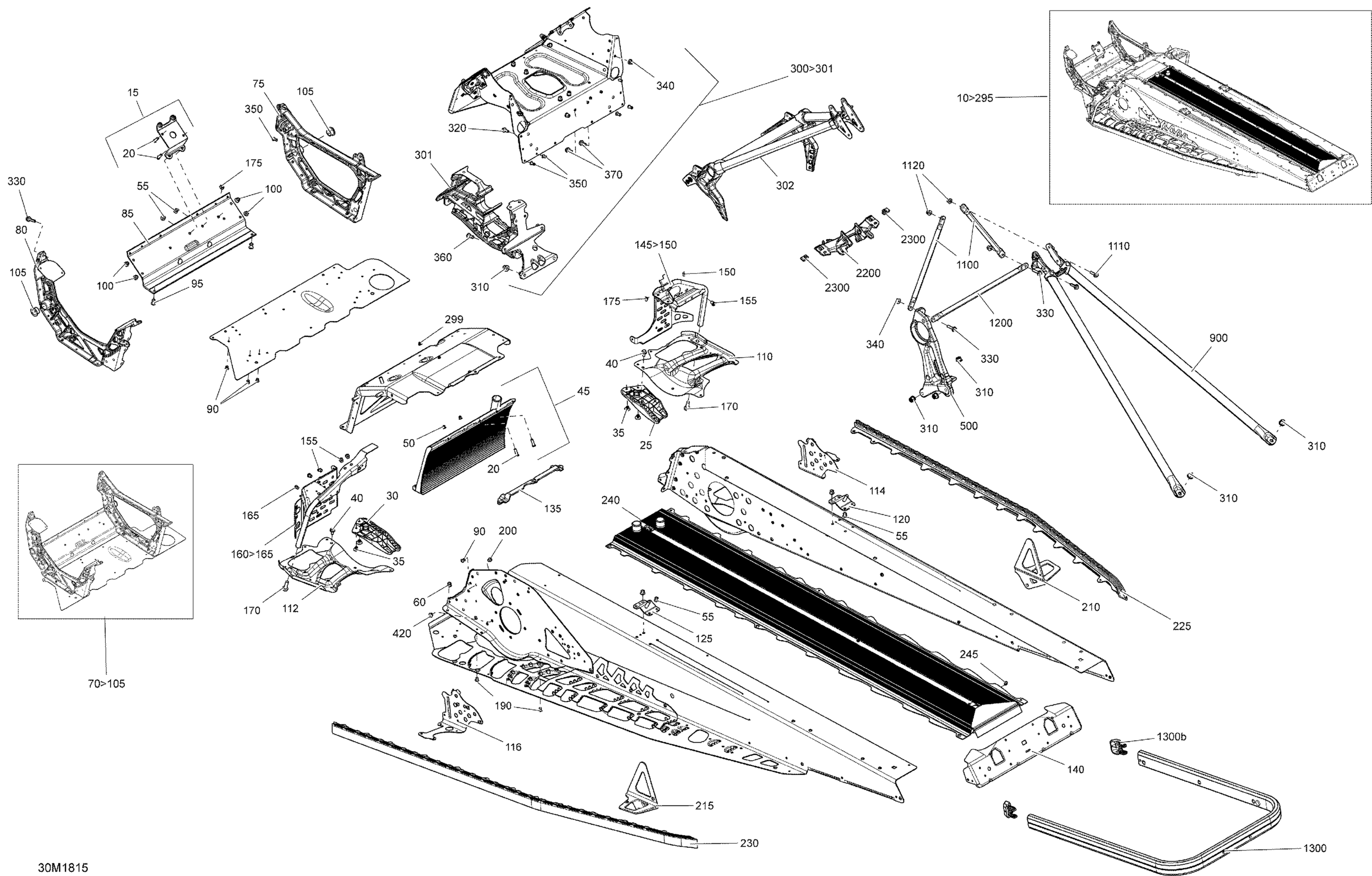 Frame MXZ -  600HO E-TEC