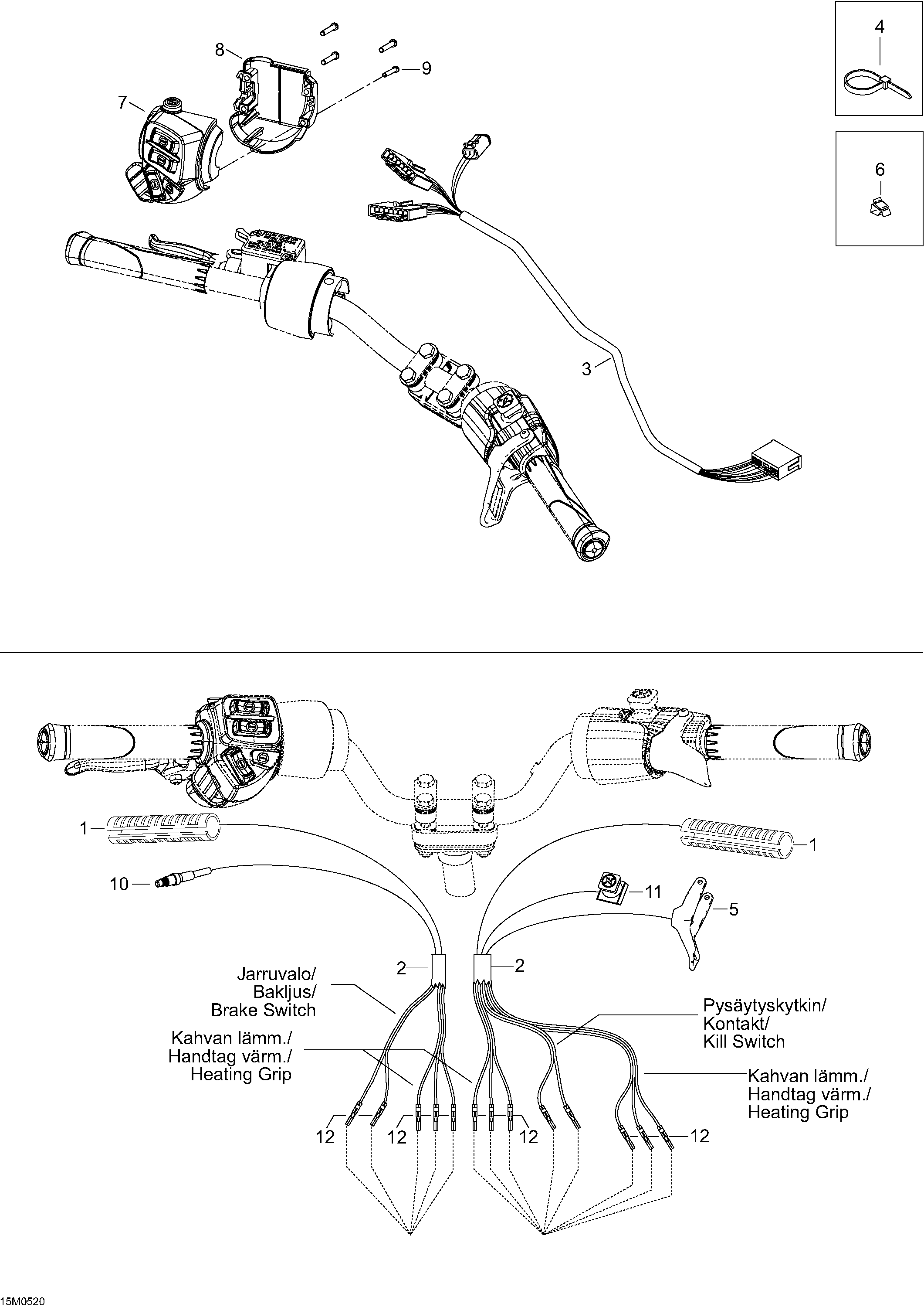 Схема узла: Steering Wiring Harness