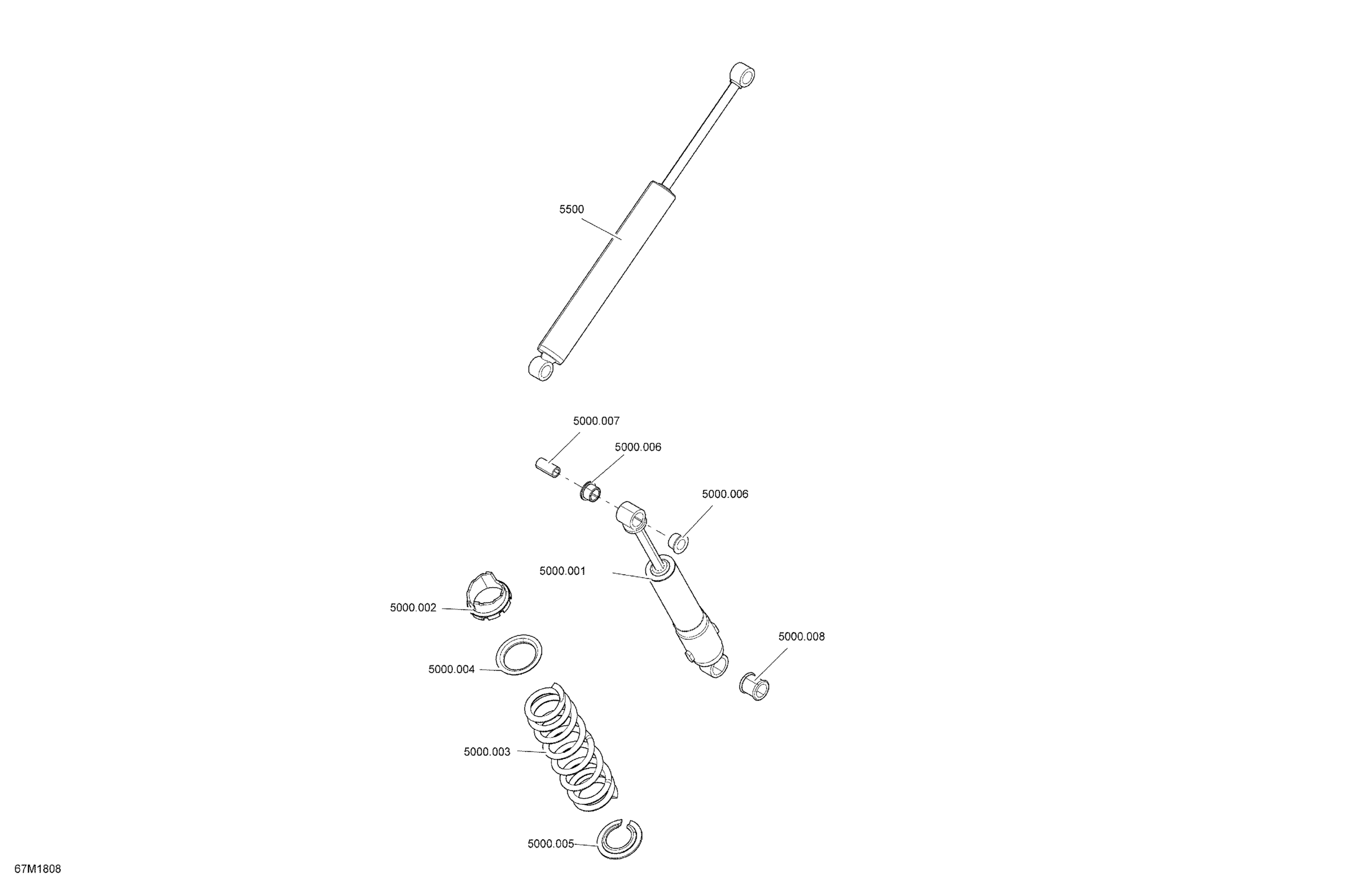 Схема узла: Rear Shocks Summit - Package SP