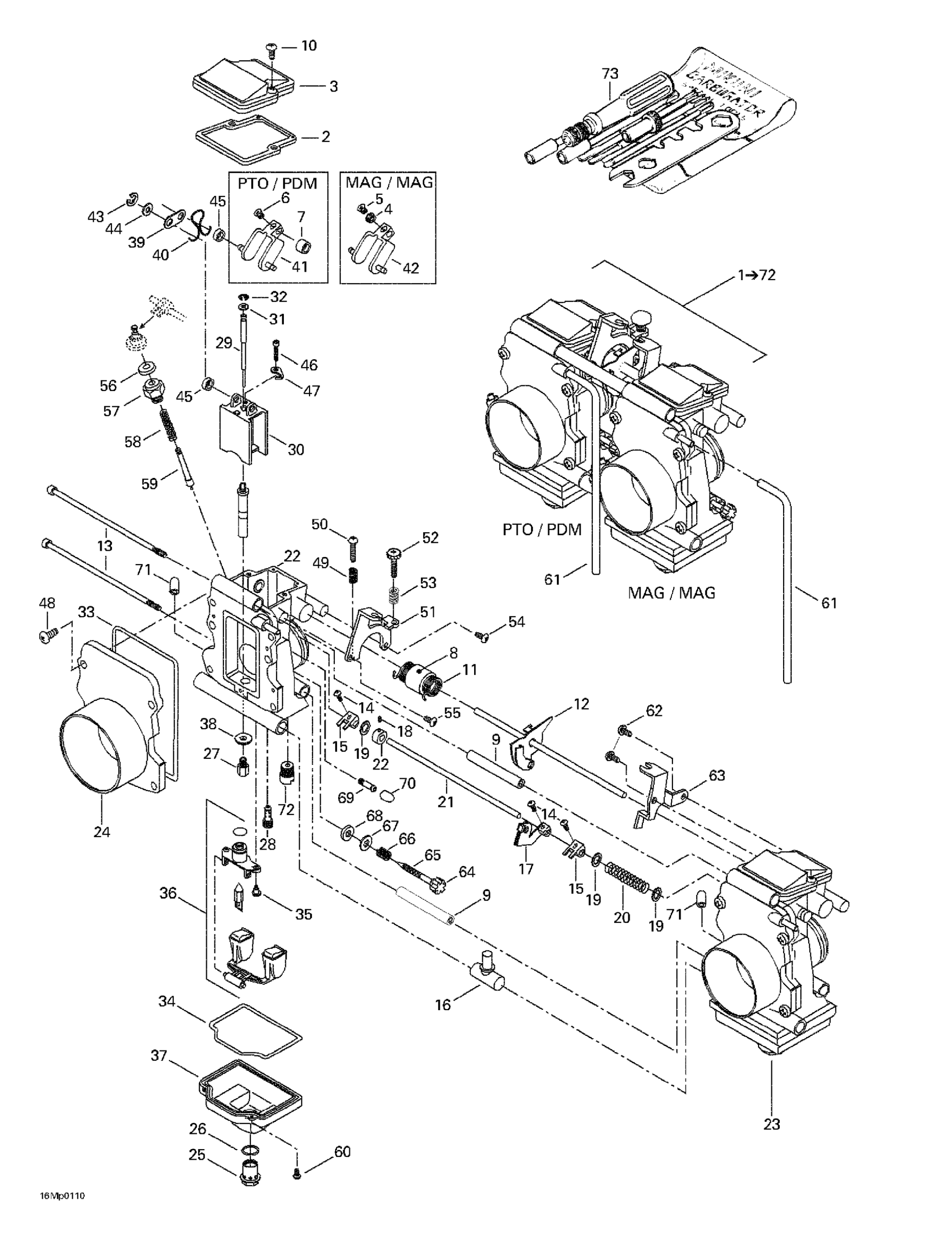 Схема узла: Carburetors