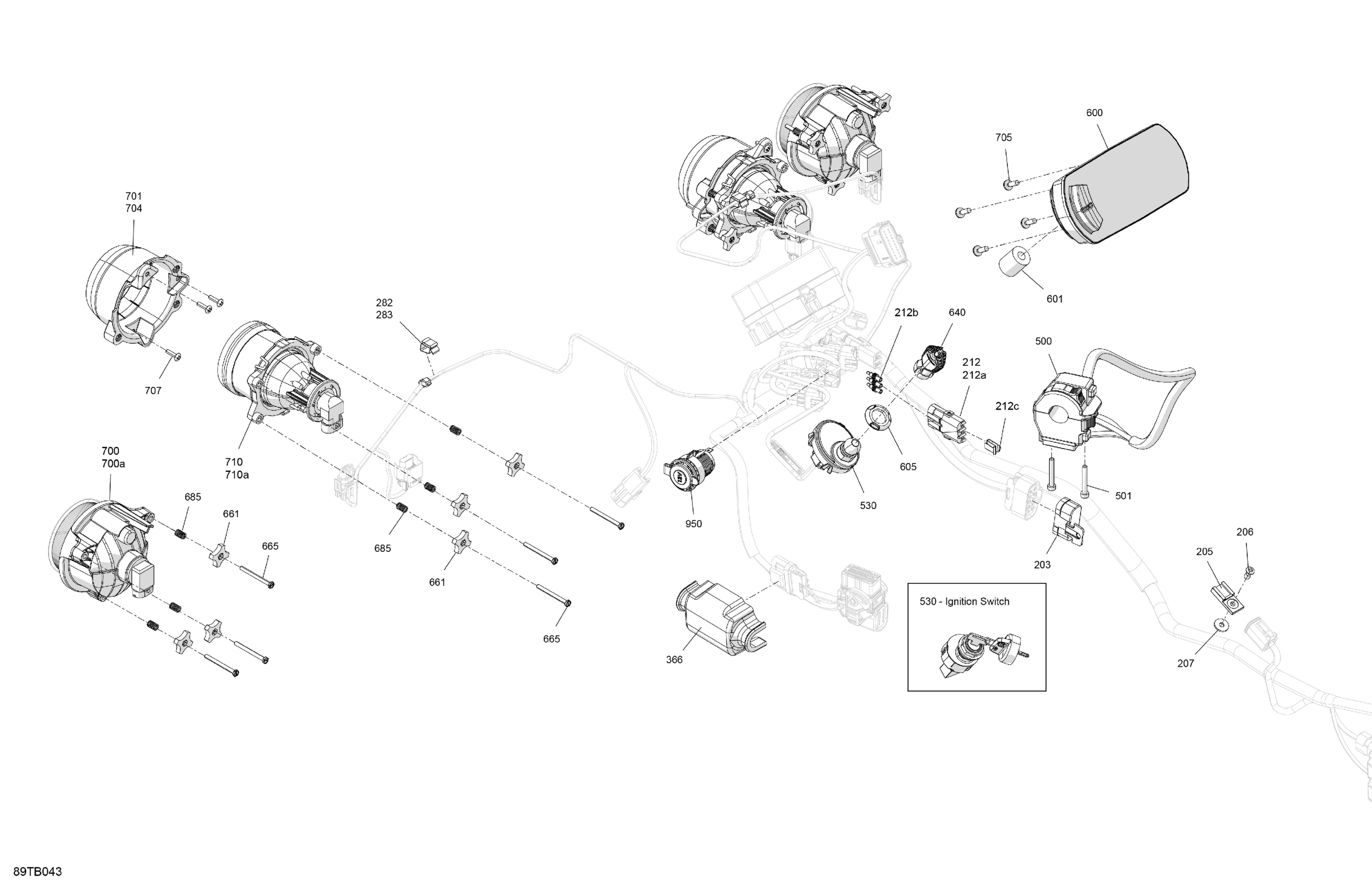 Схема узла: Electric - Front Section