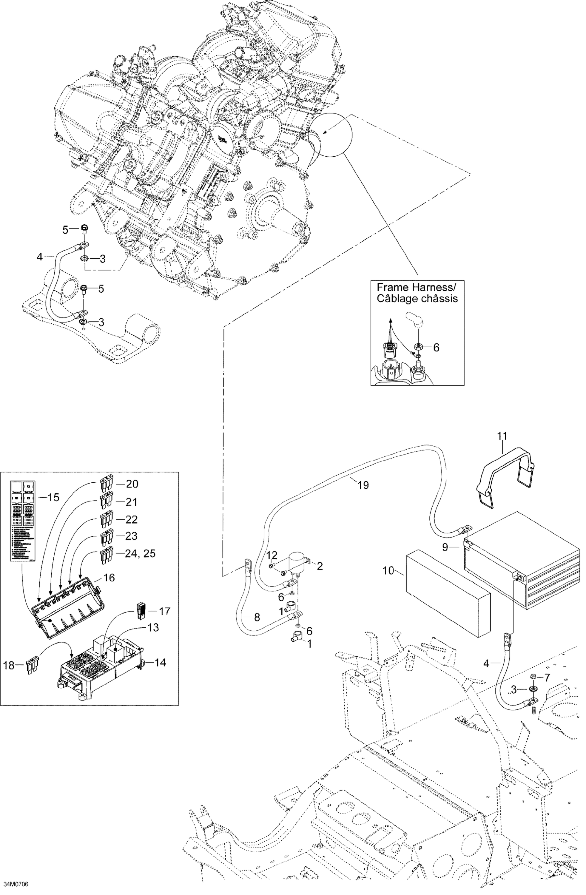 Схема узла: Battery And Starter