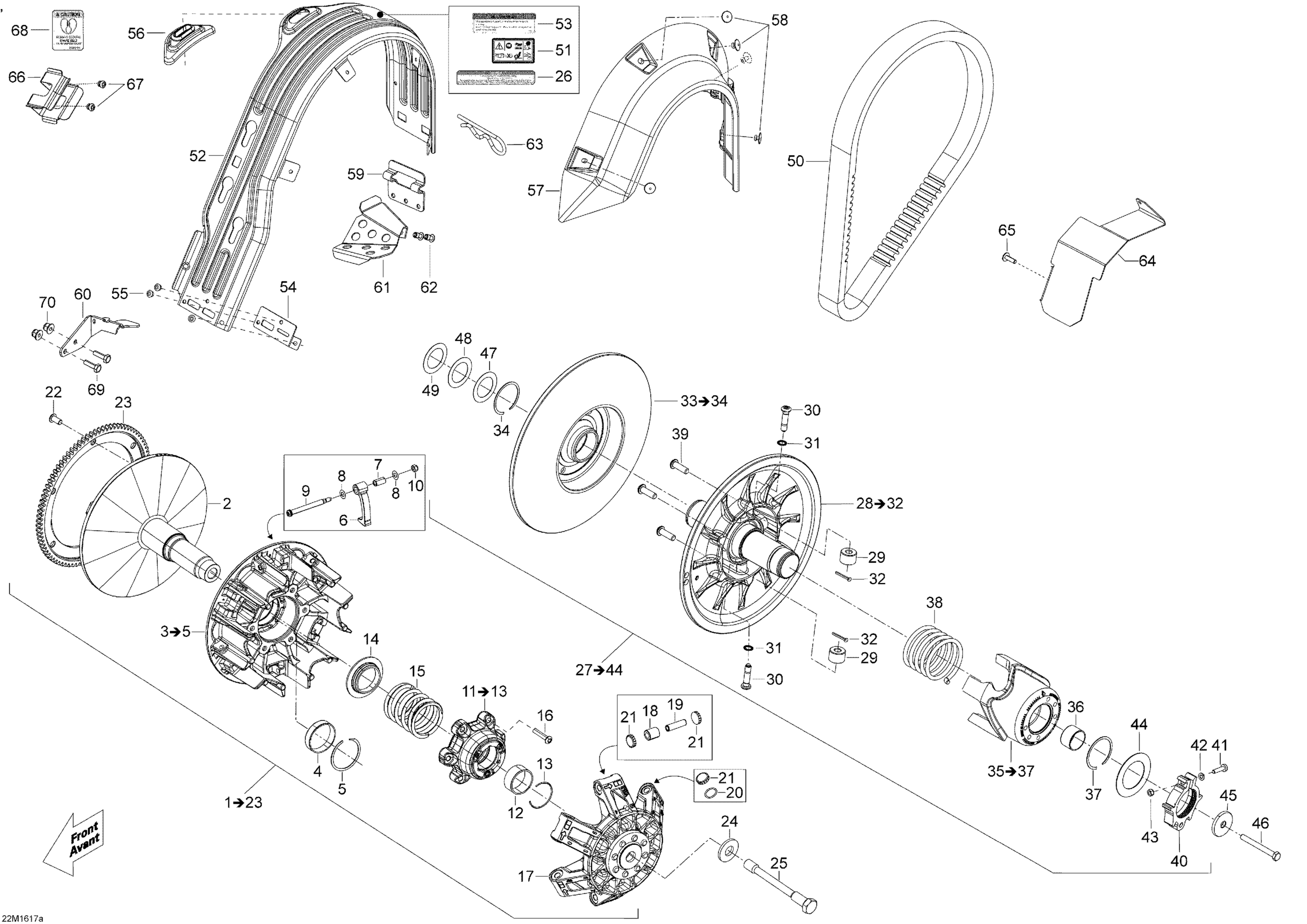 Схема узла: Pulley System - 550F