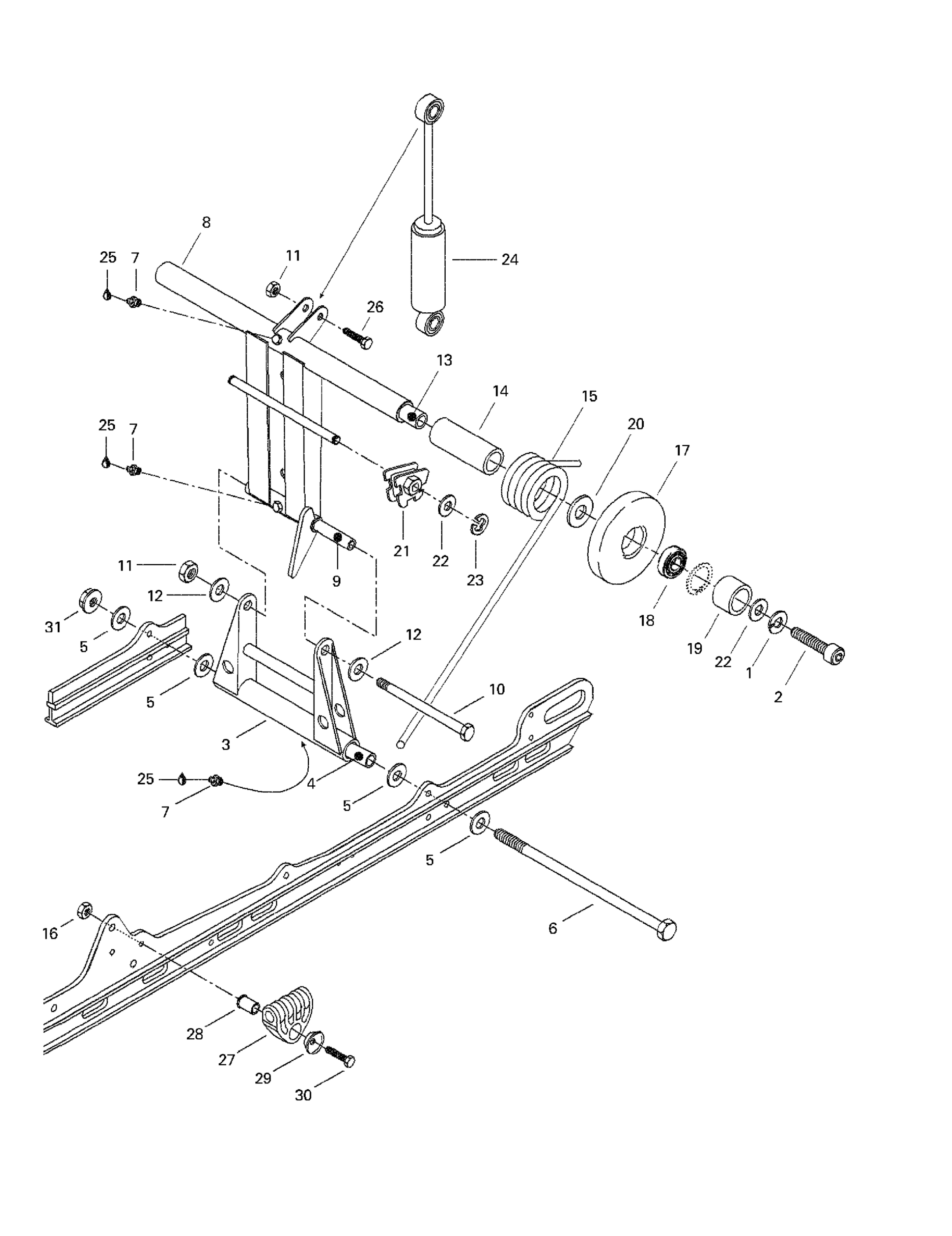 Rear Arm, Rear Suspension