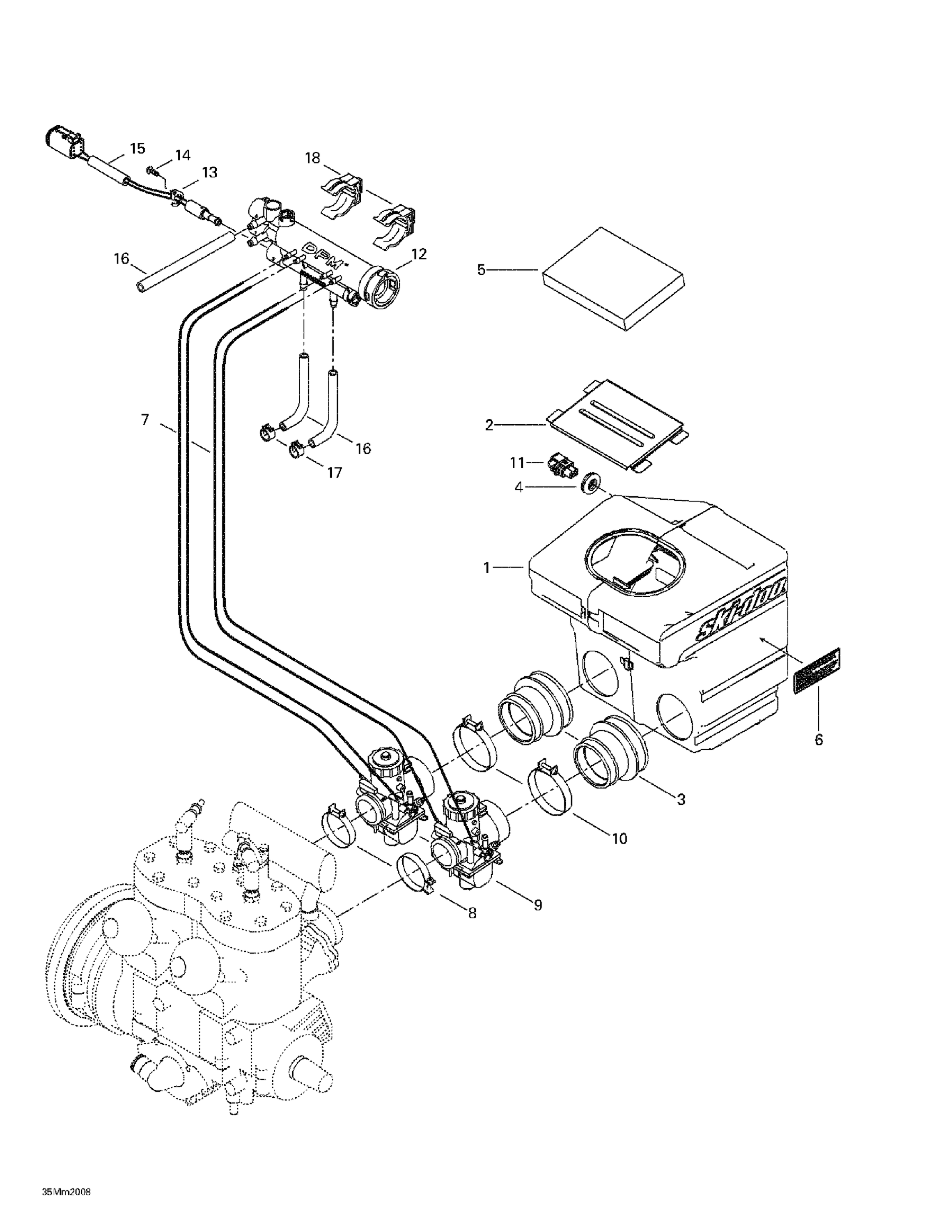 Схема узла: Air Intake System