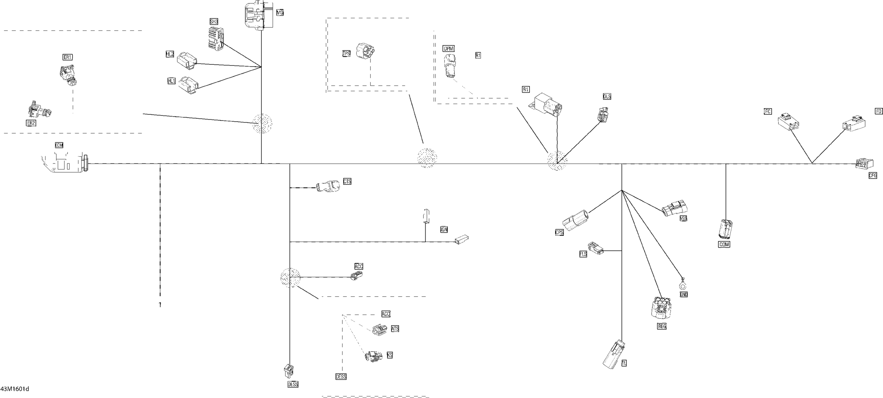 Electrical Harness - 800R PTEK