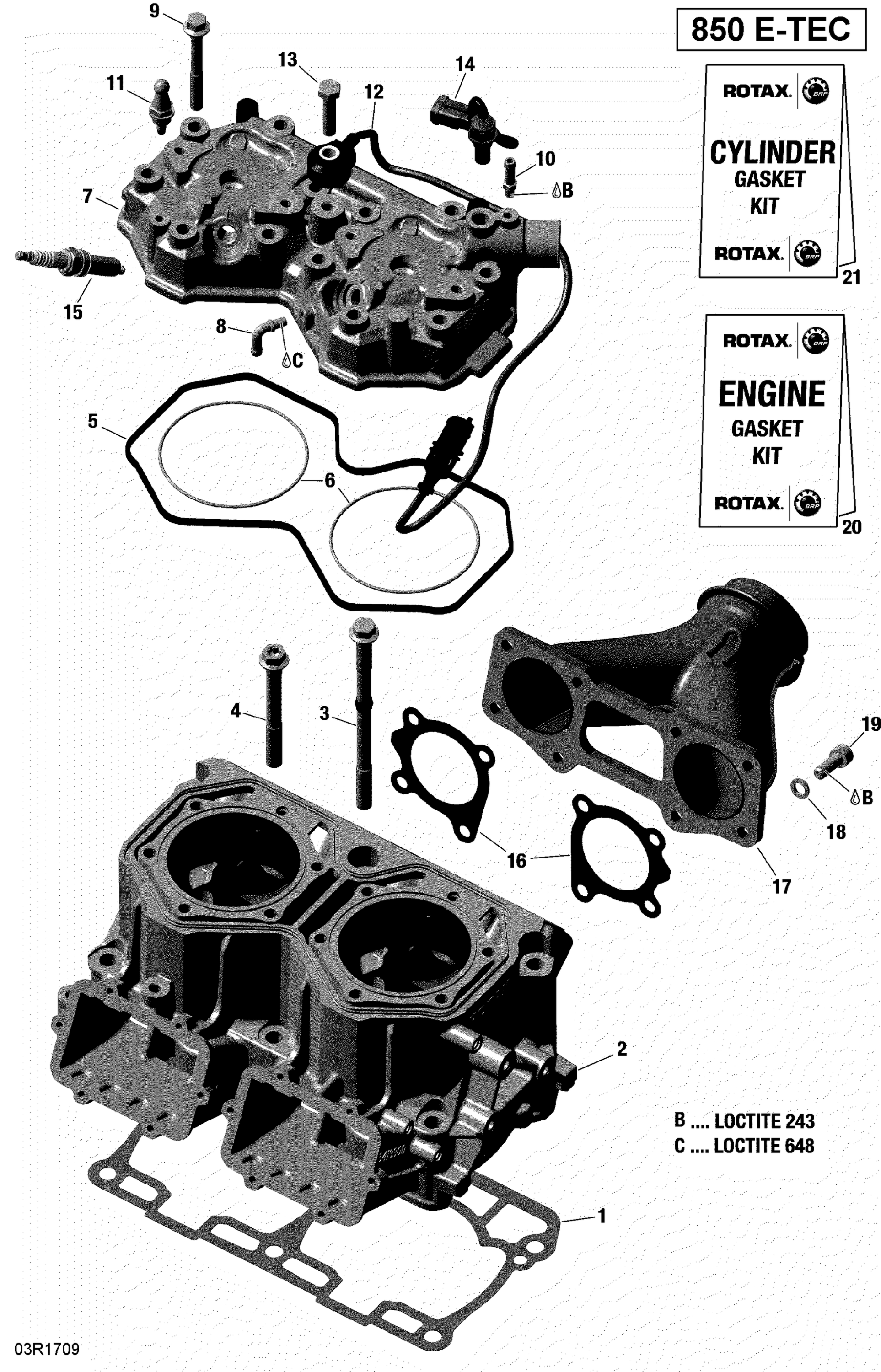 Схема узла: Cylinder And Cylinder Head - All Models