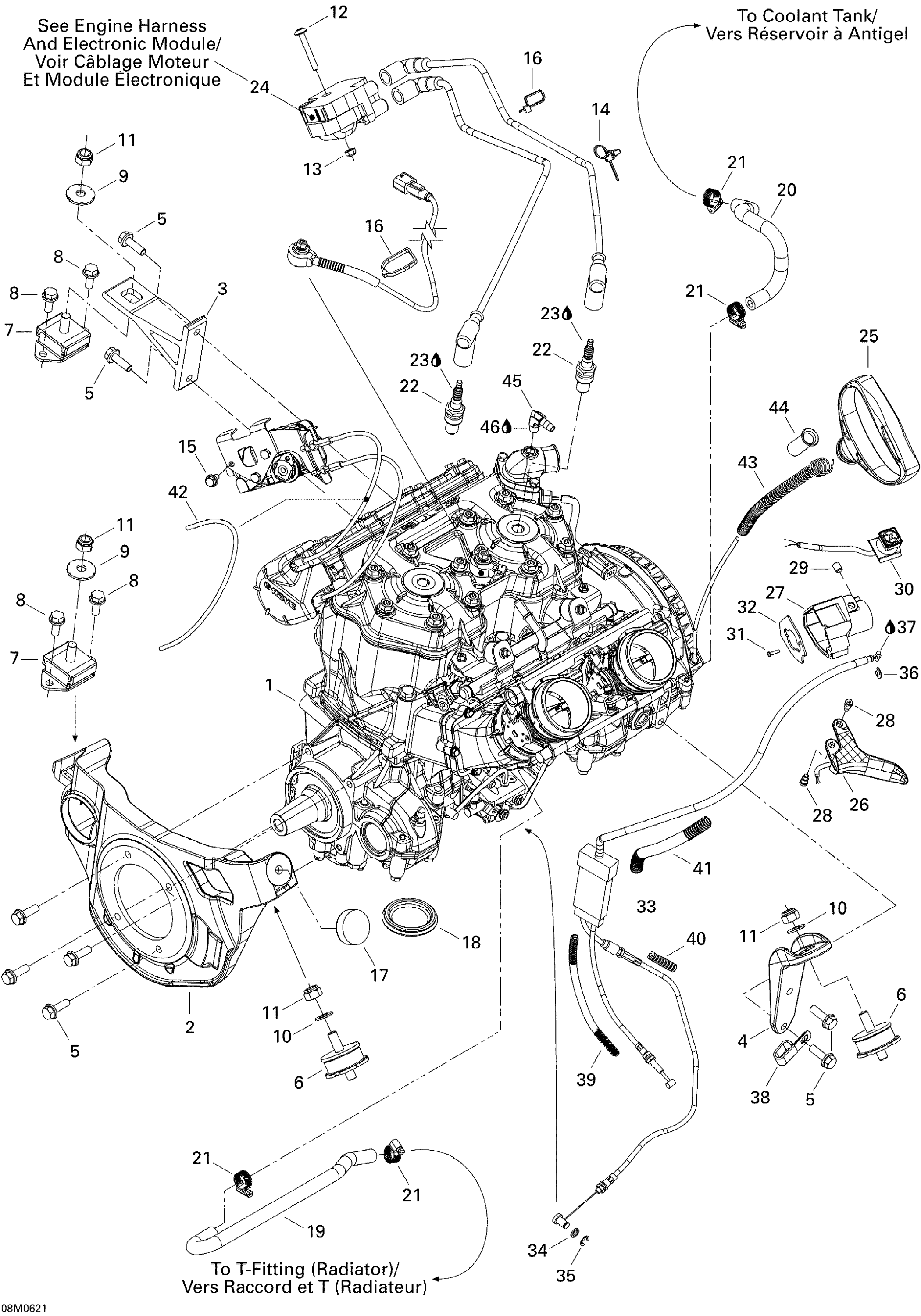 Engine And Engine Support