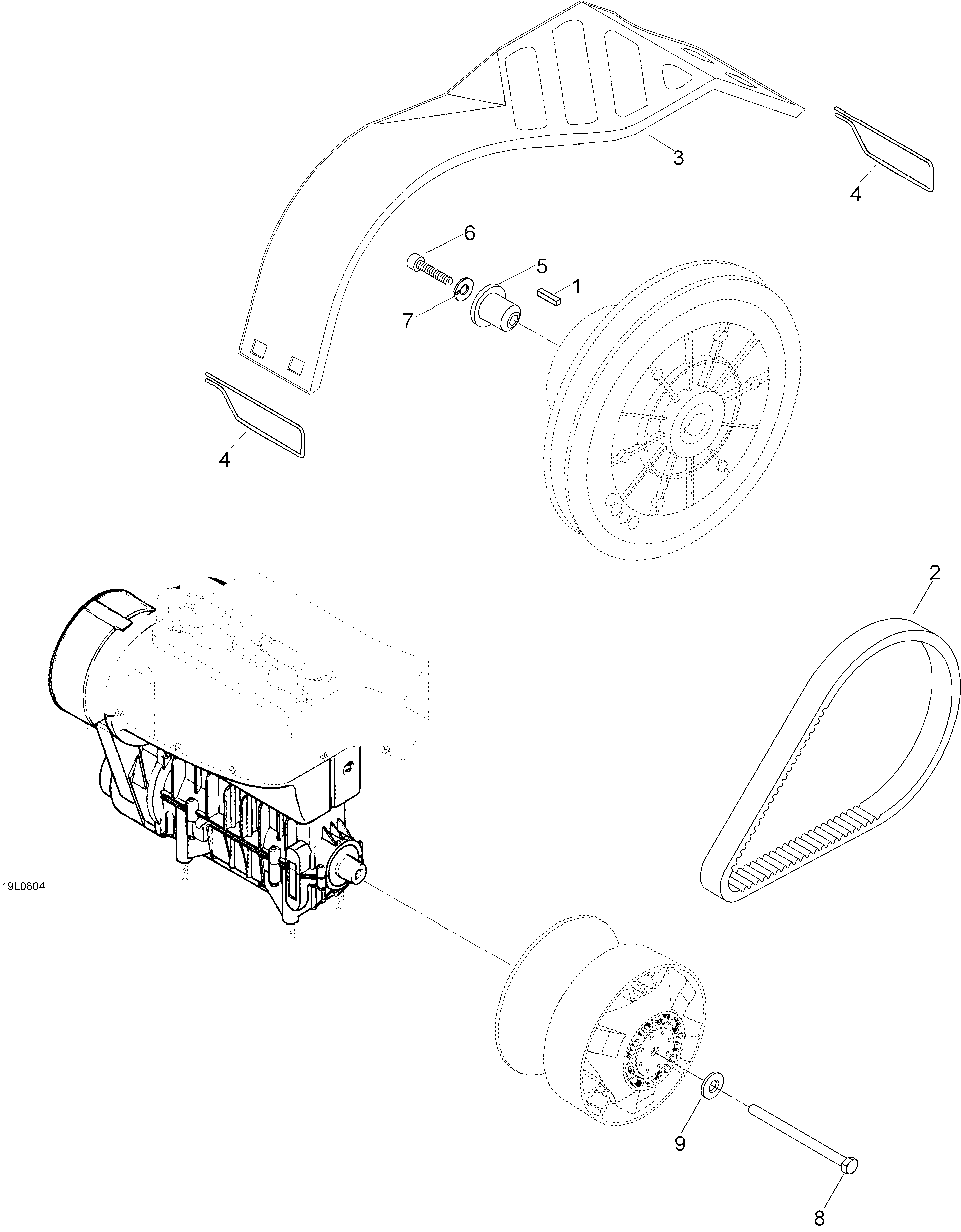 Схема узла: Pulley System
