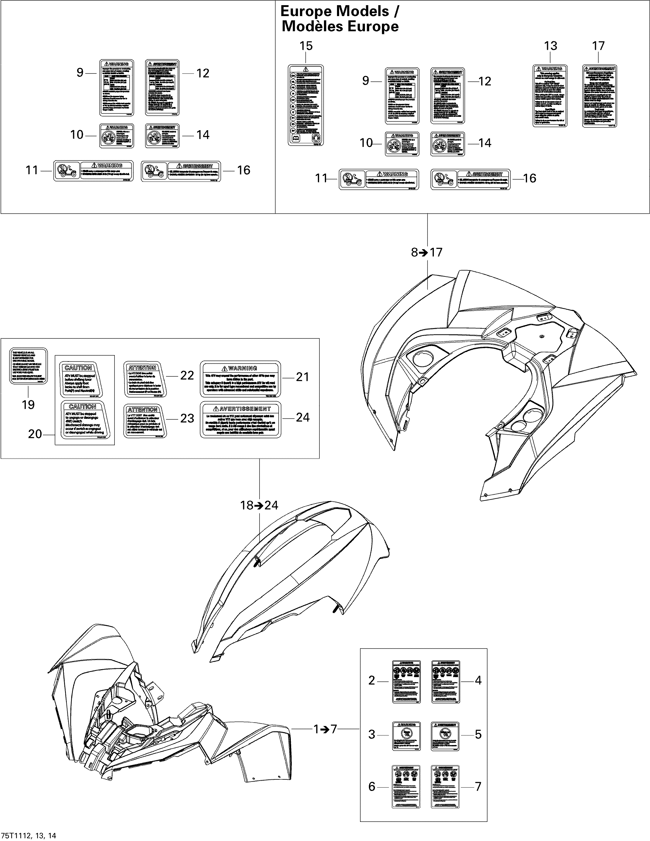 Fender And Central Panel Kit