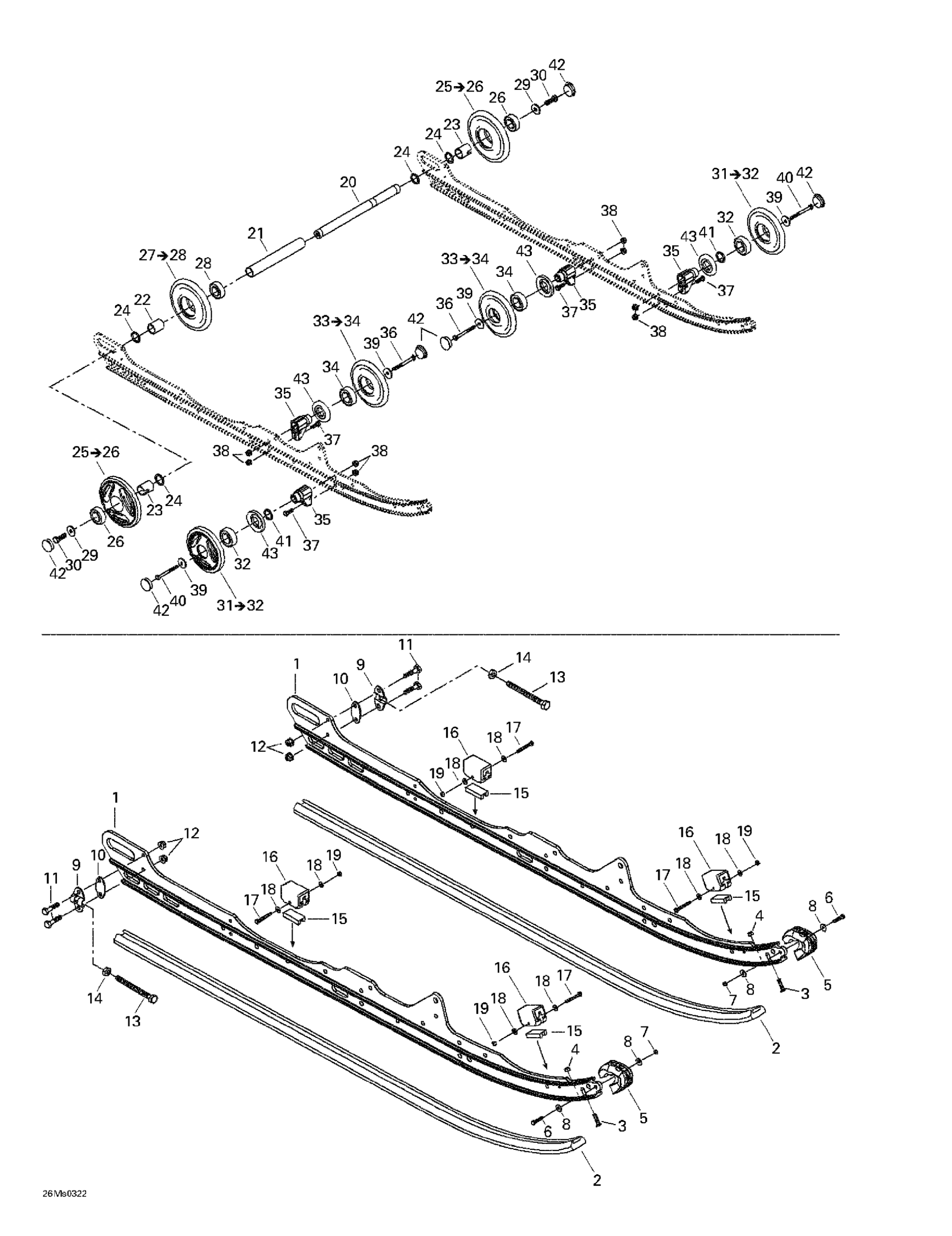 Схема узла: Rear Suspension