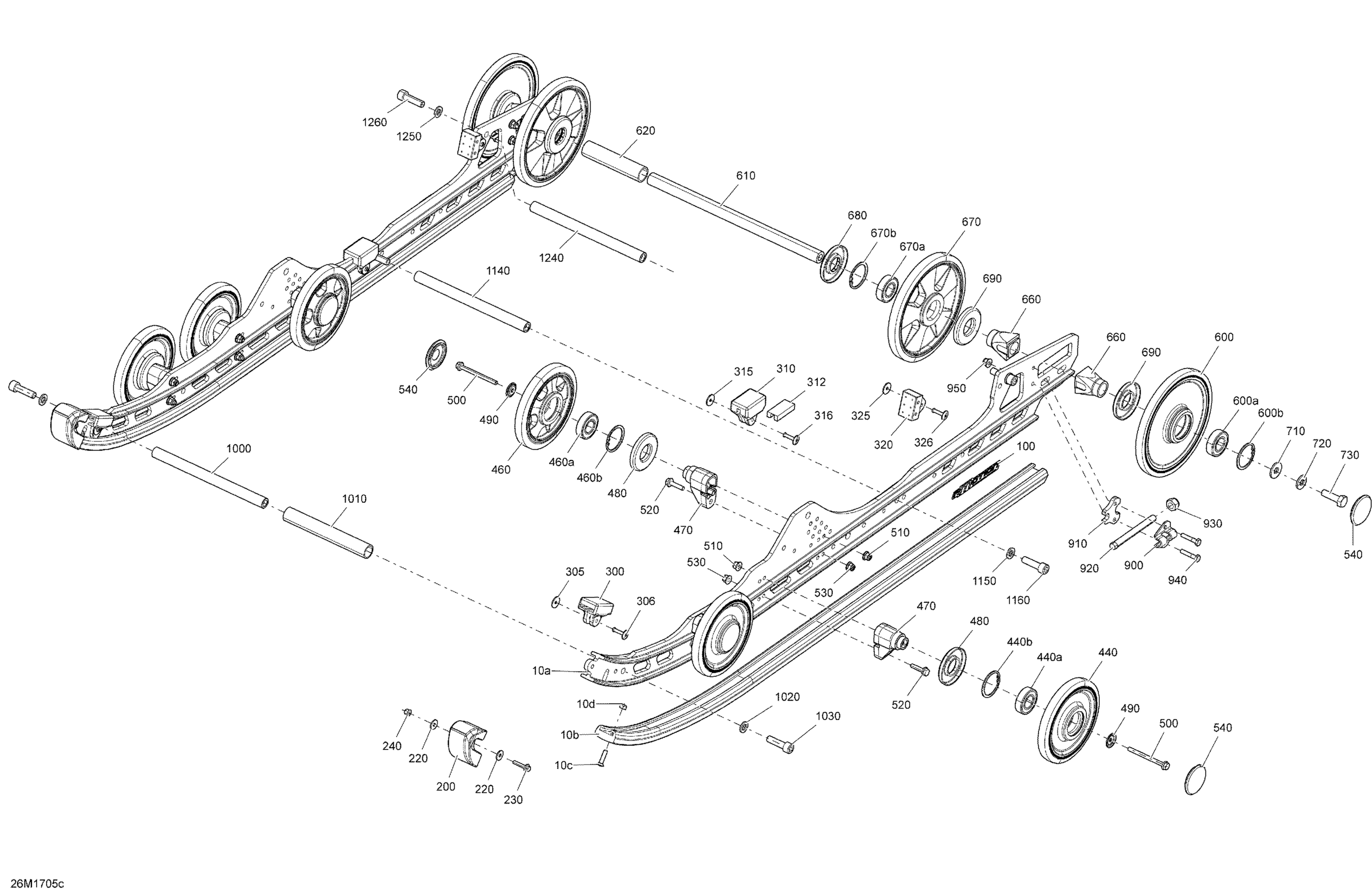 Схема узла: Rear Suspension - rMotion - Inferior