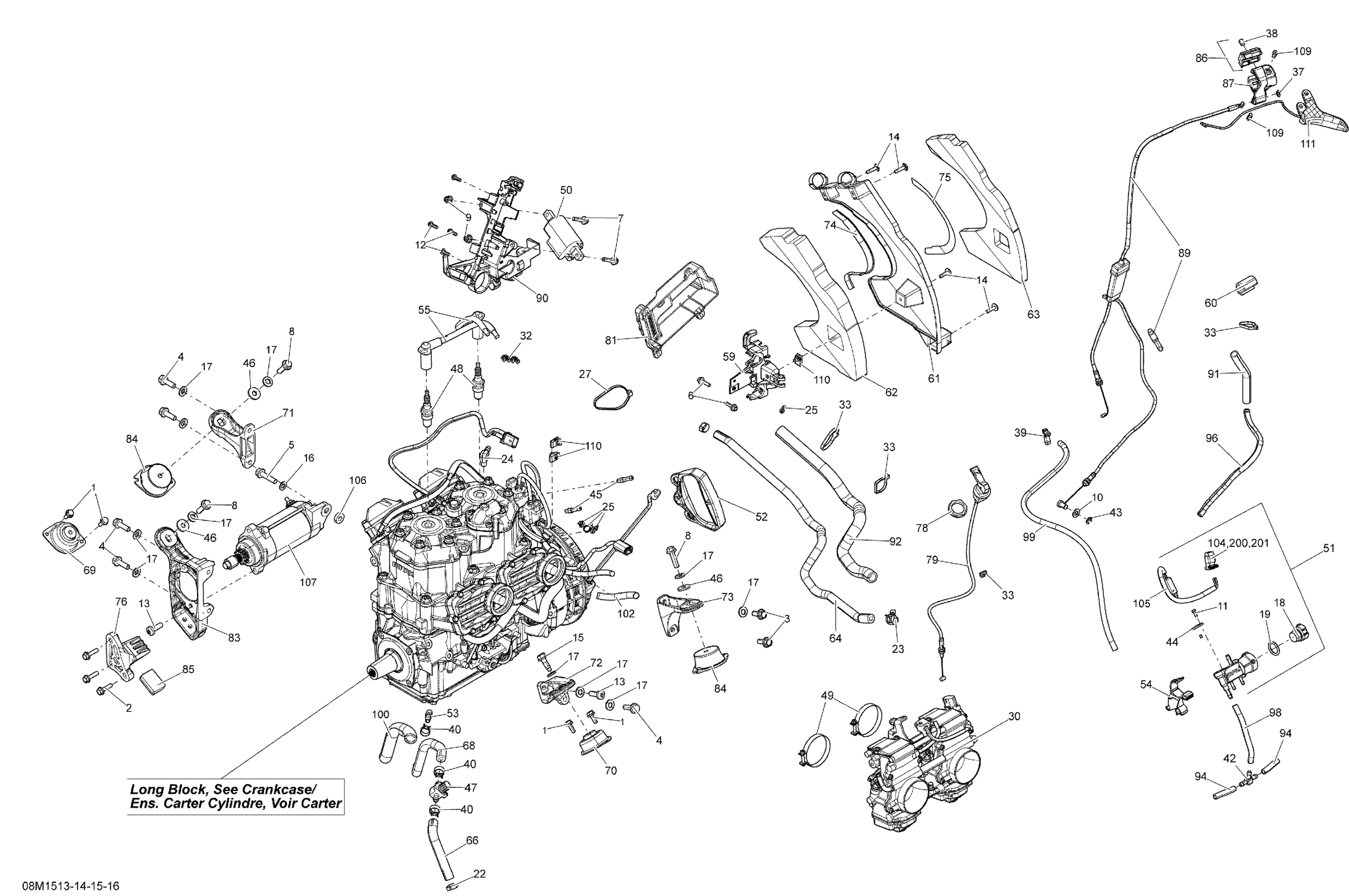 Схема узла: Engine _08M1515