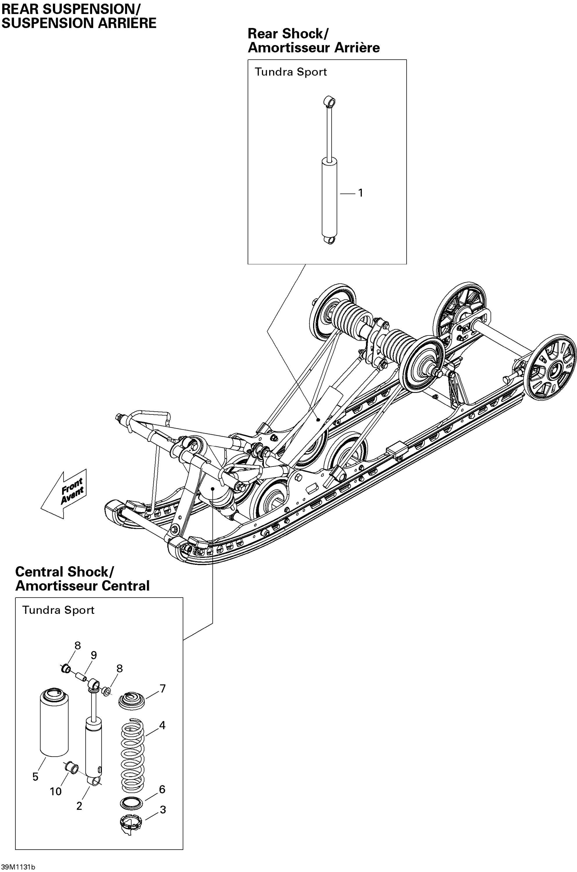 Схема узла: Rear Suspension Shocks Sport 137