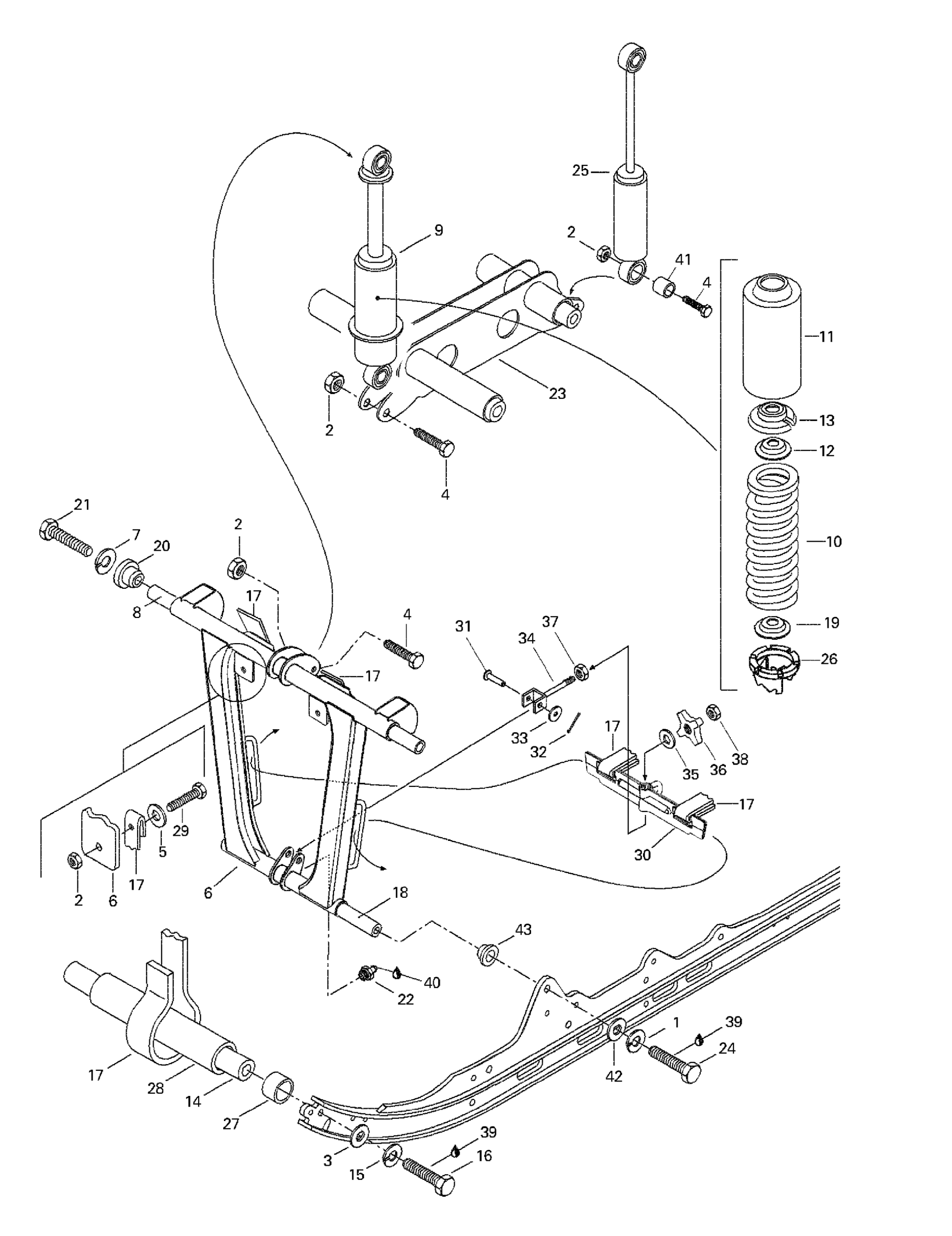 Front Arm, Rear Suspension