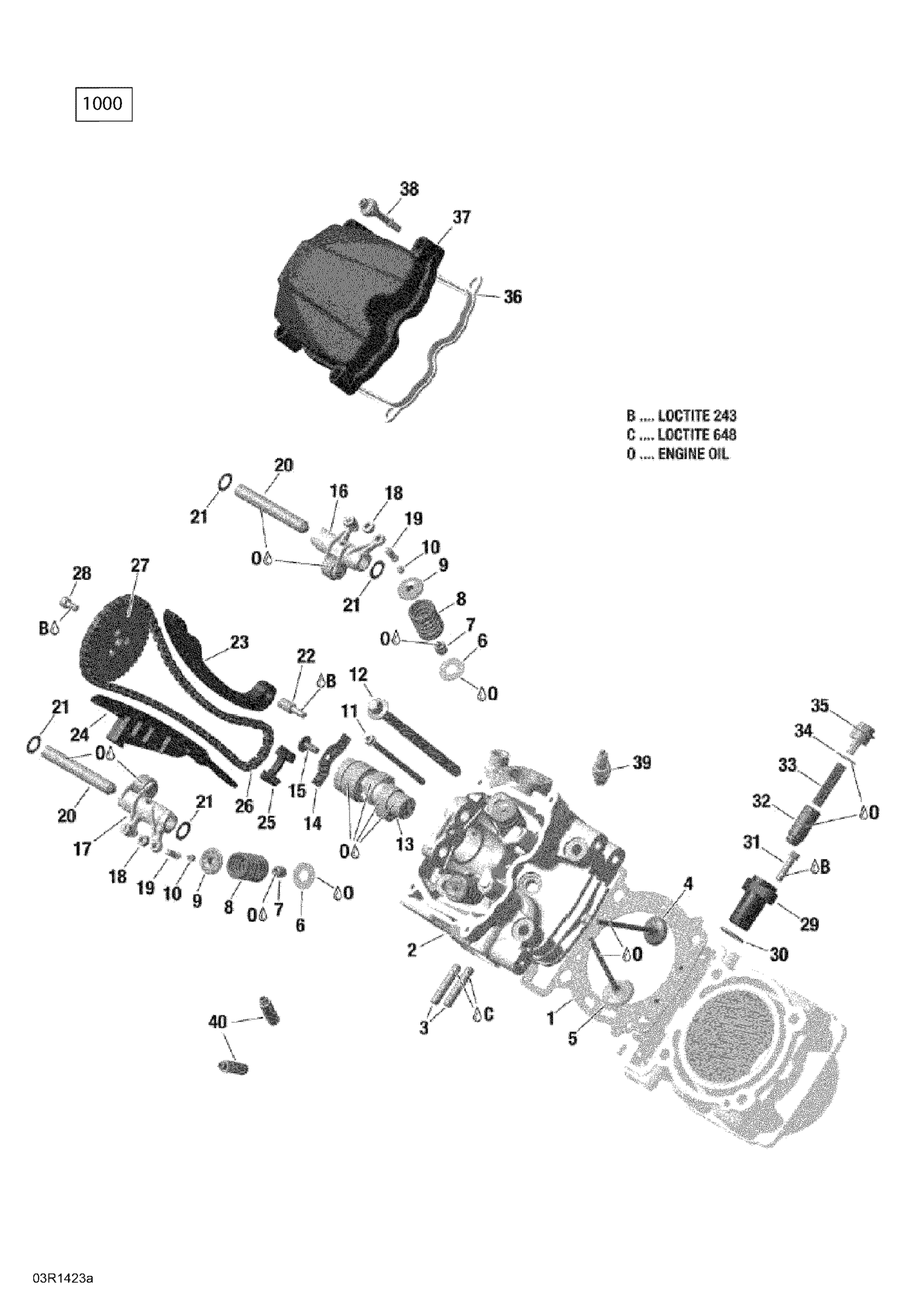 Cylinder Head, Front _03R1423a