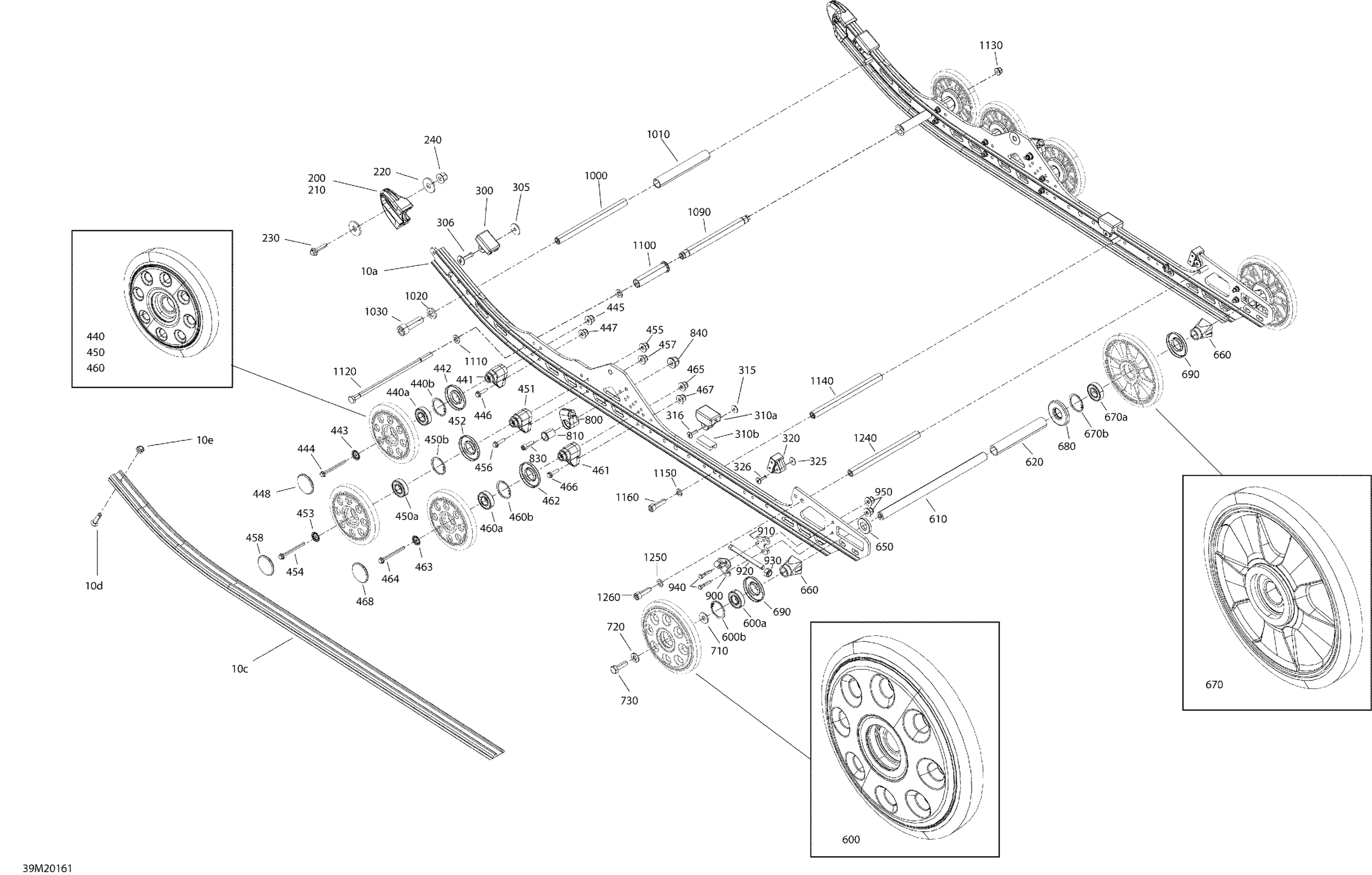 Схема узла: Suspension, Rear - Lower Section