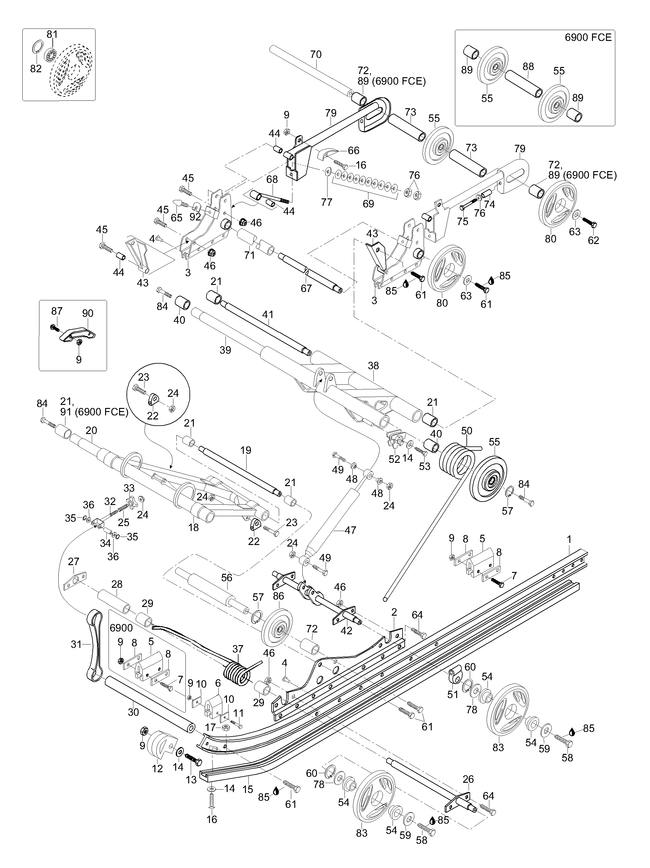 Схема узла: Rear Suspension