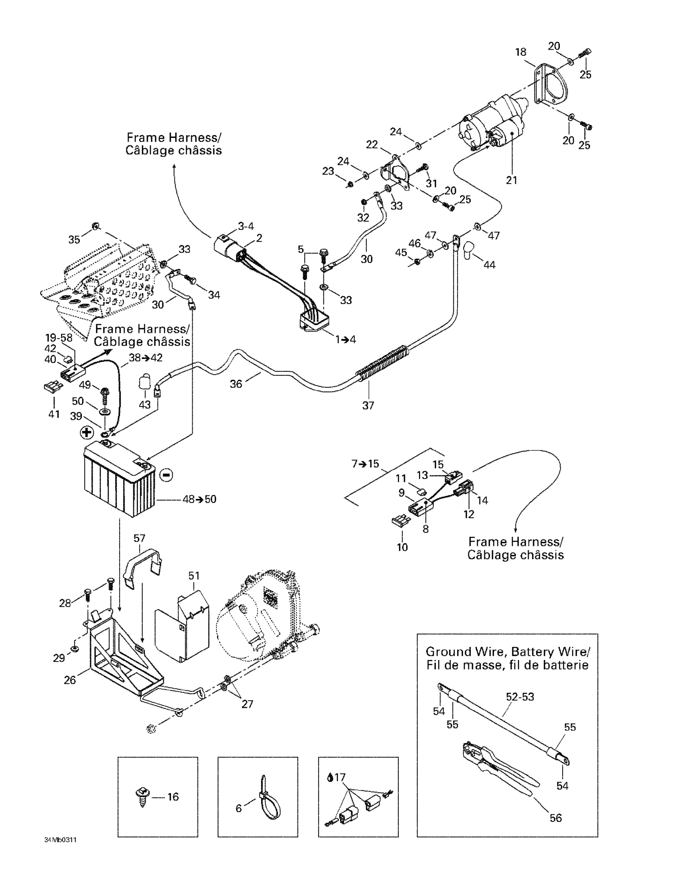 Схема узла: Battery And Starter