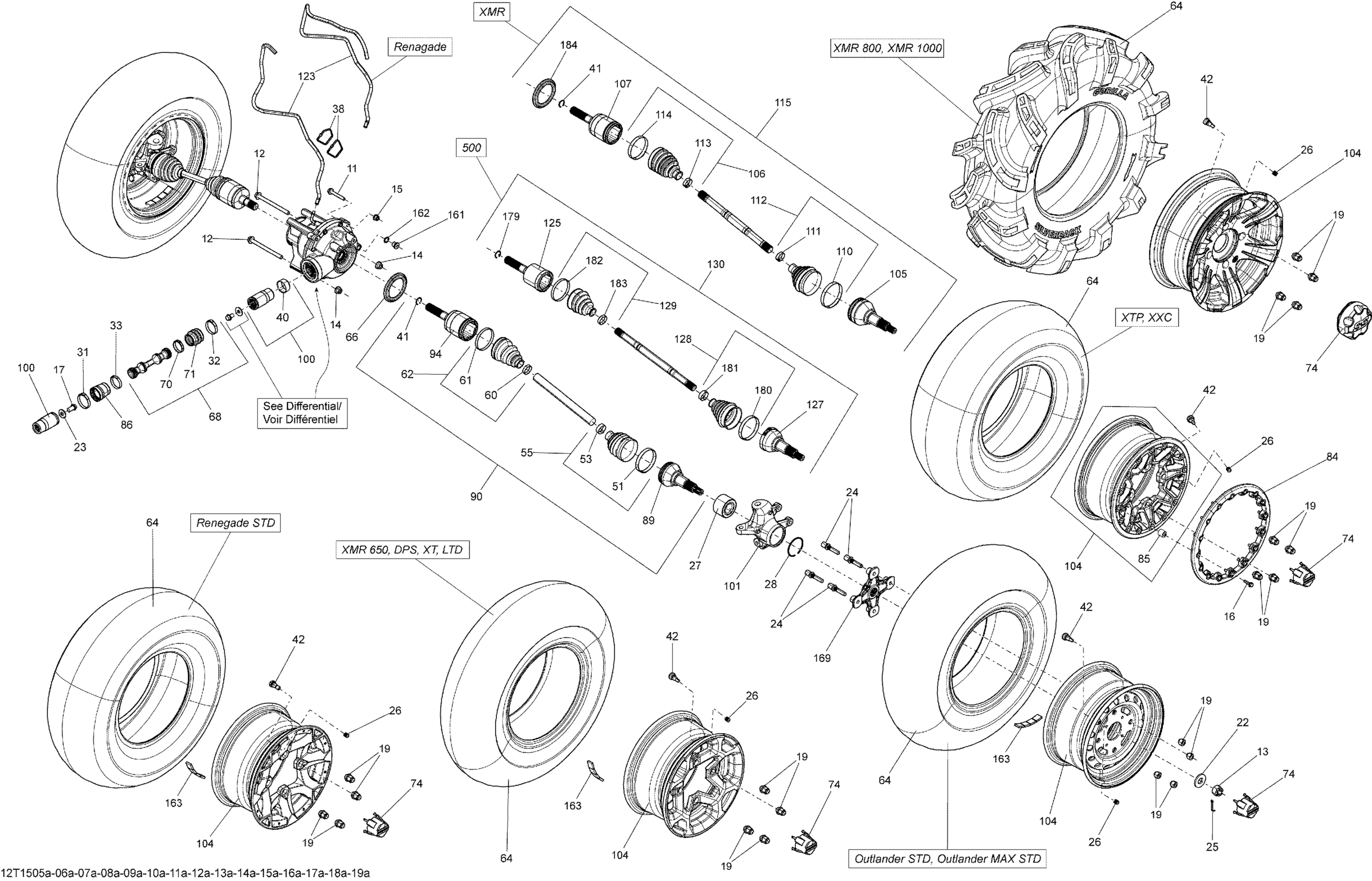 Drive System, Front _12T1505a