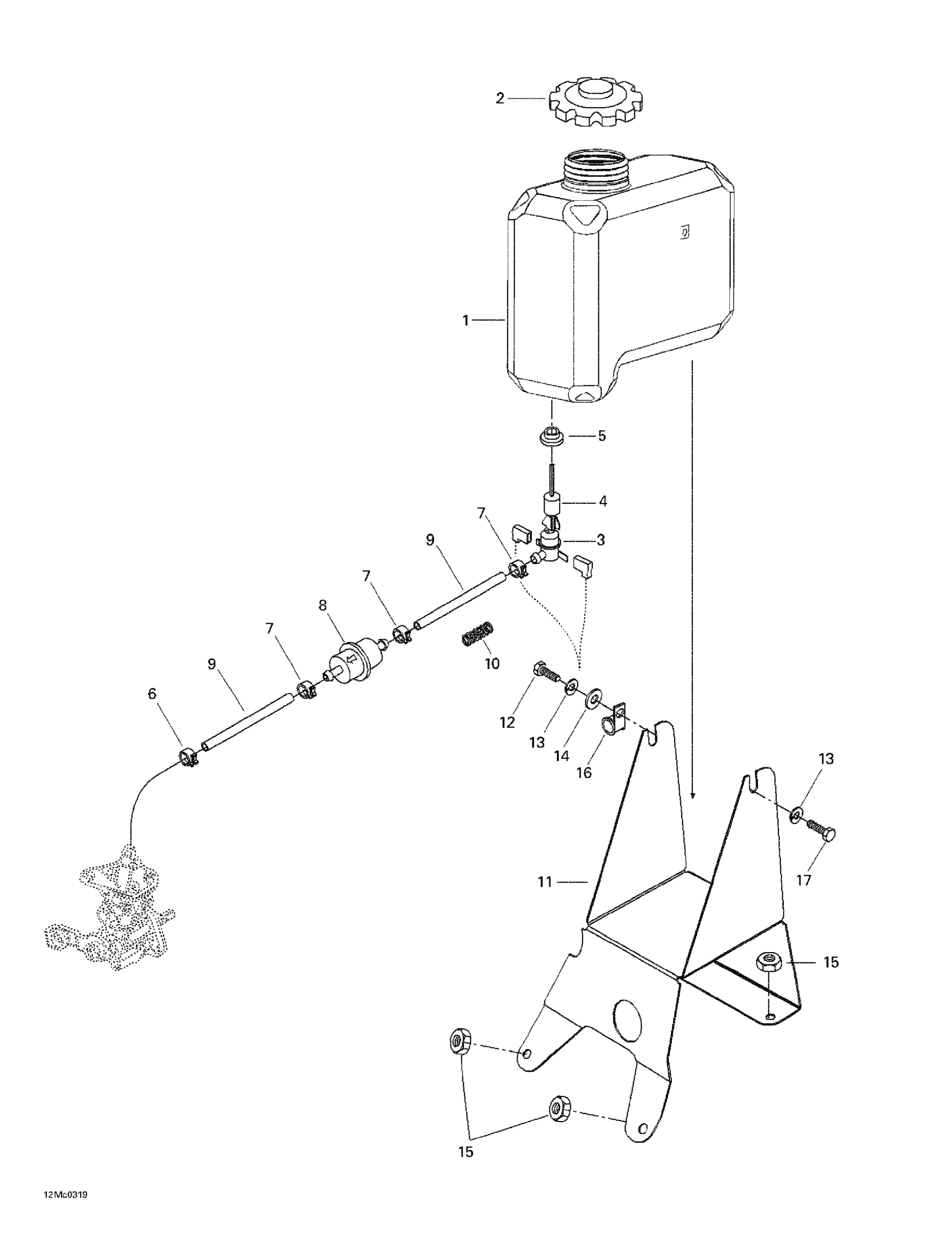 Oil Tank And Support