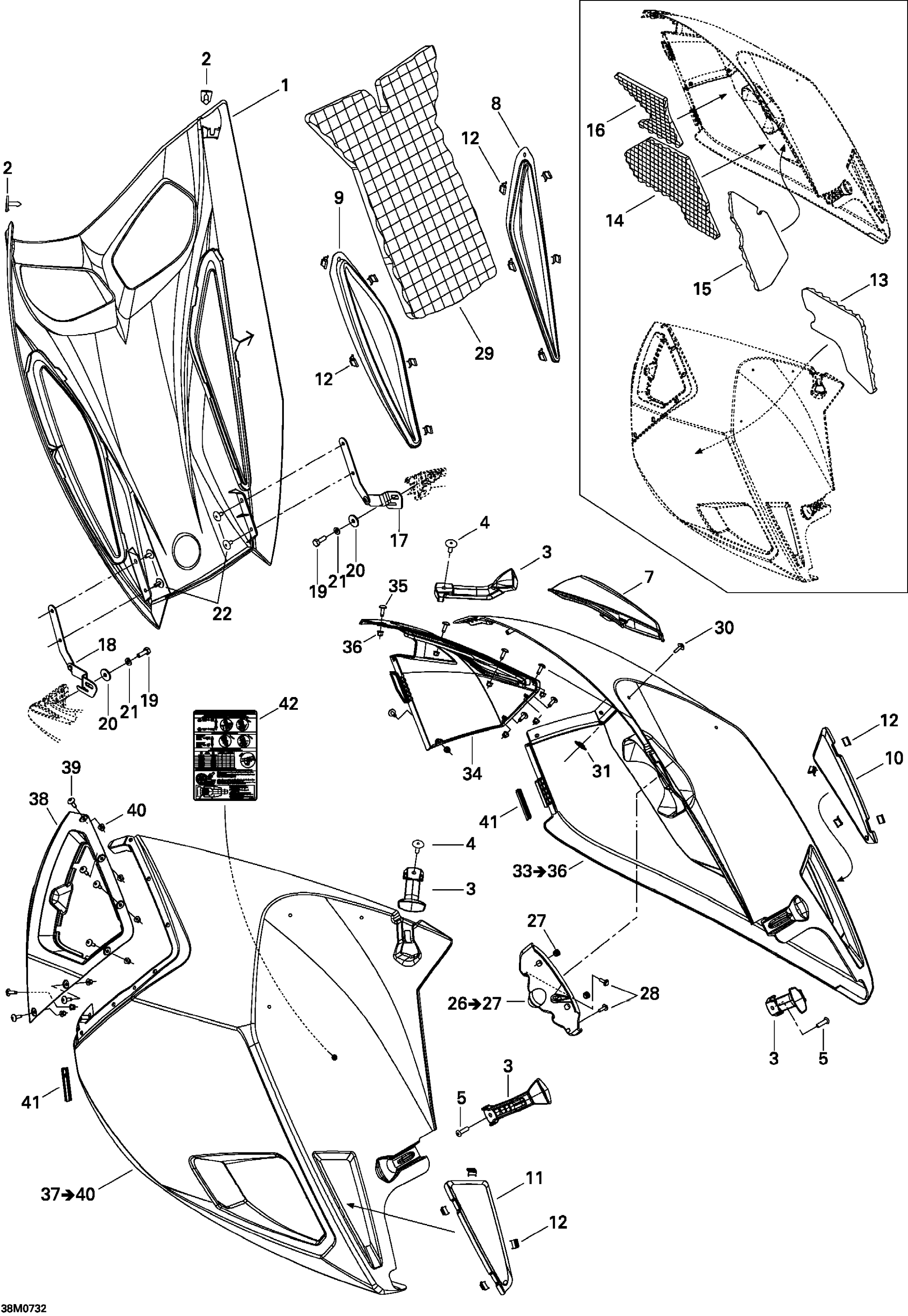 Схема узла: Hood