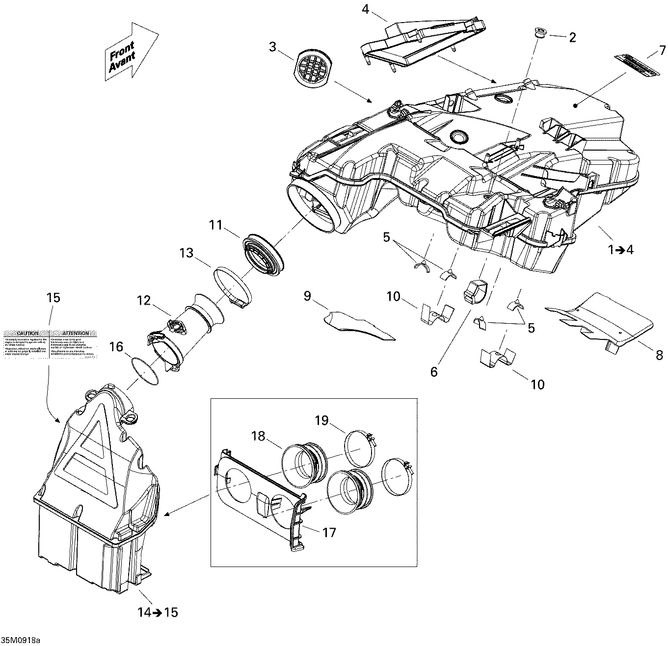 Air Intake System 600 HO