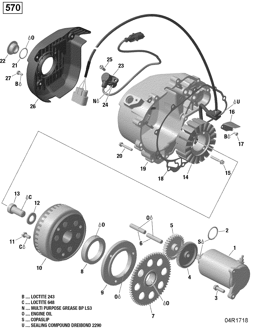 ROTAX - Magneto and Electric Starter
