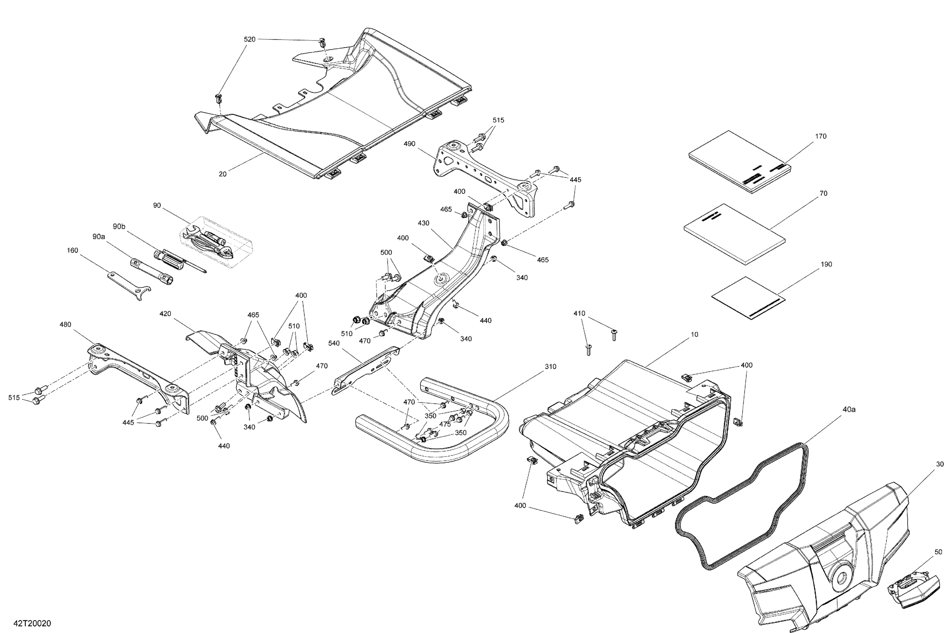 Схема узла: Front Storage Compartment