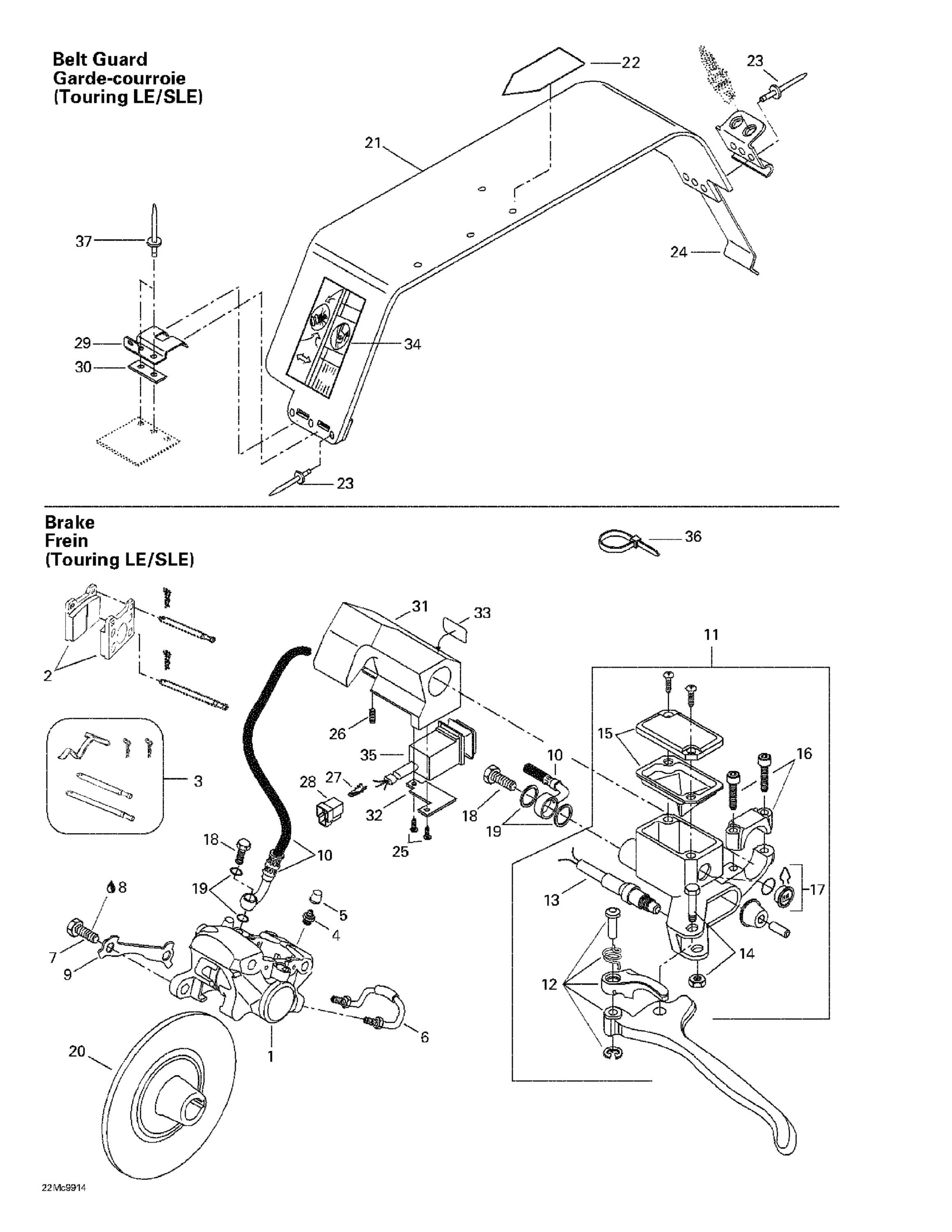 Hydraulic Brake And Belt Guard