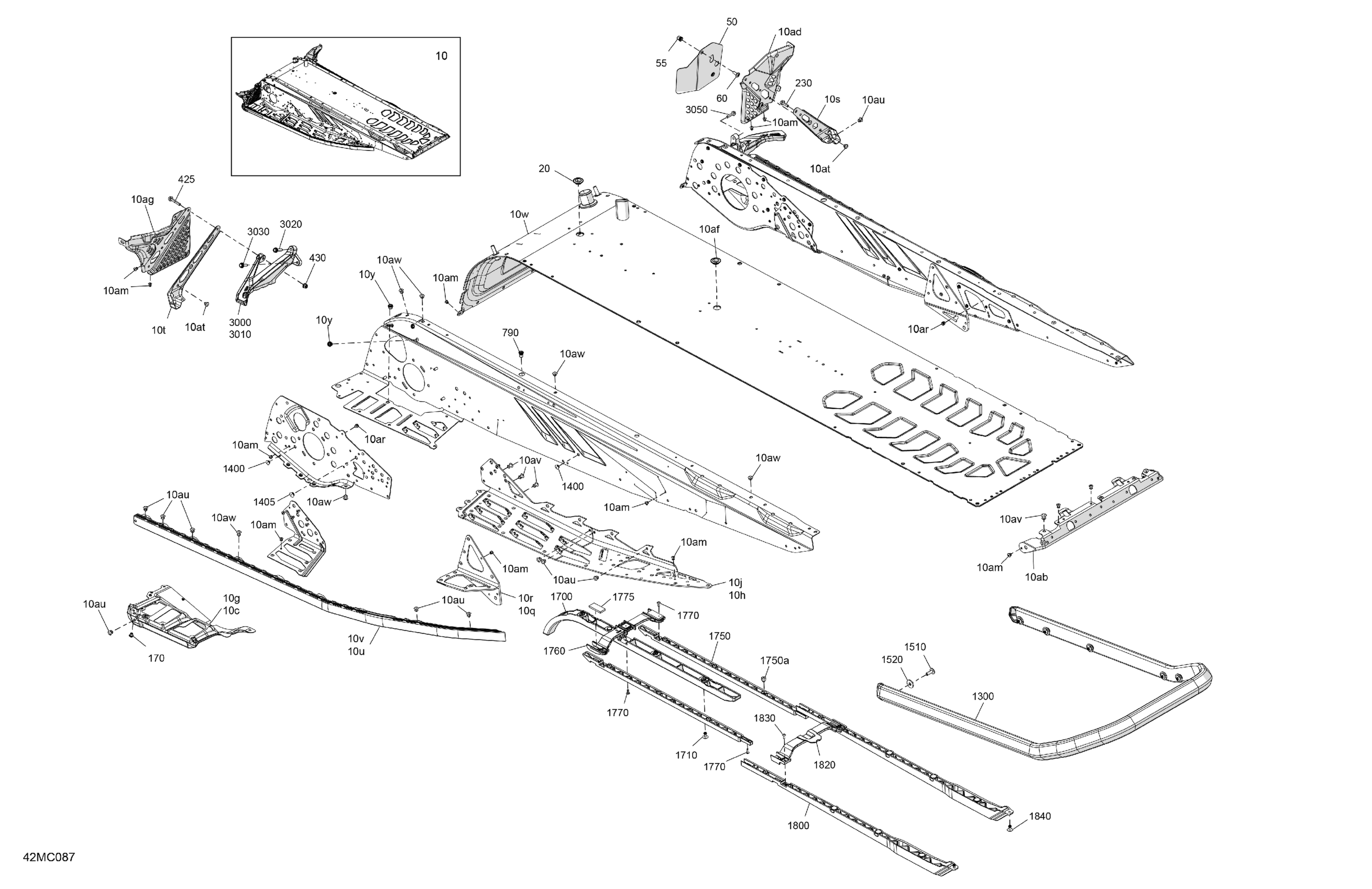 Схема узла: Frame - System - Rear Section