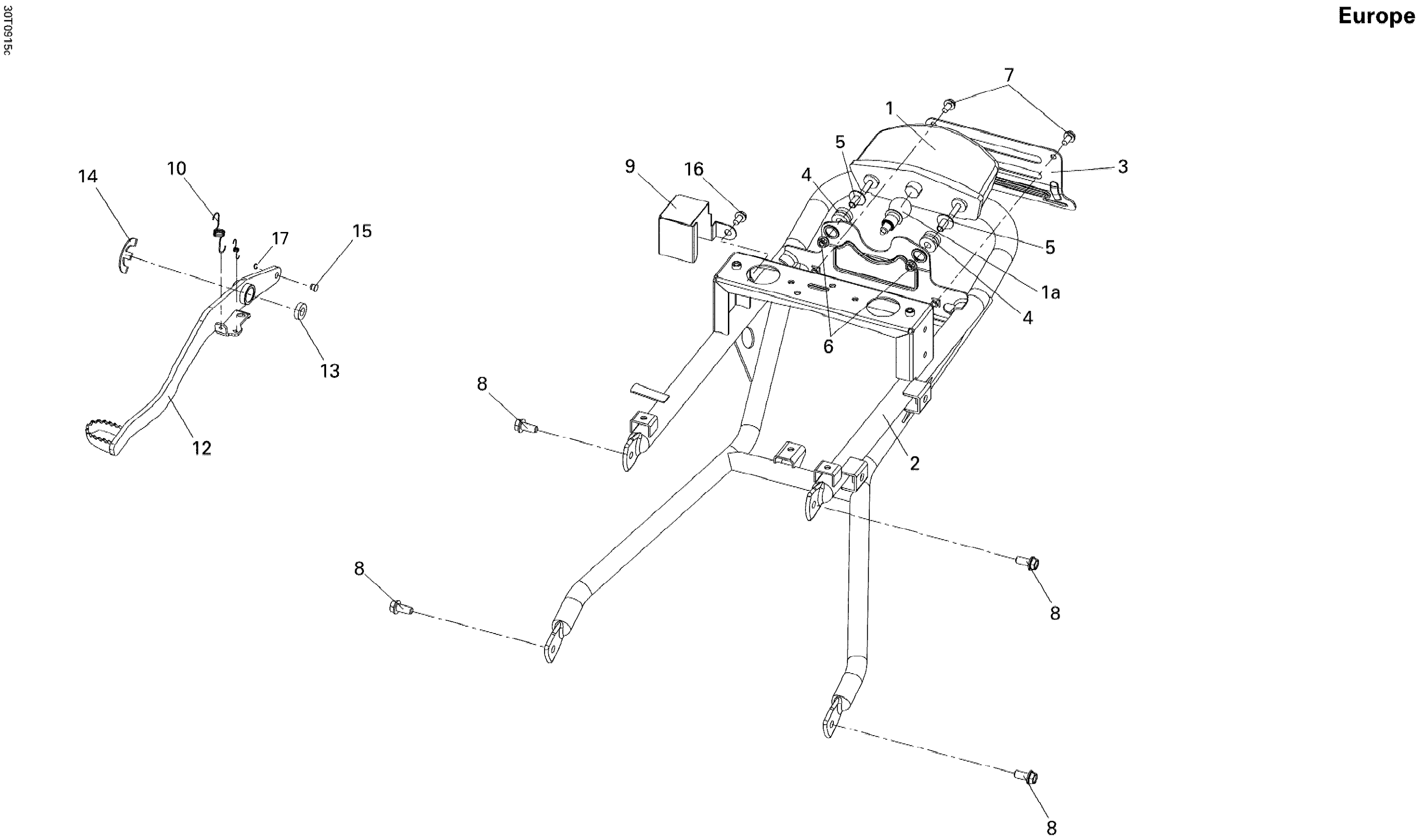 Схема узла: Rear Frame