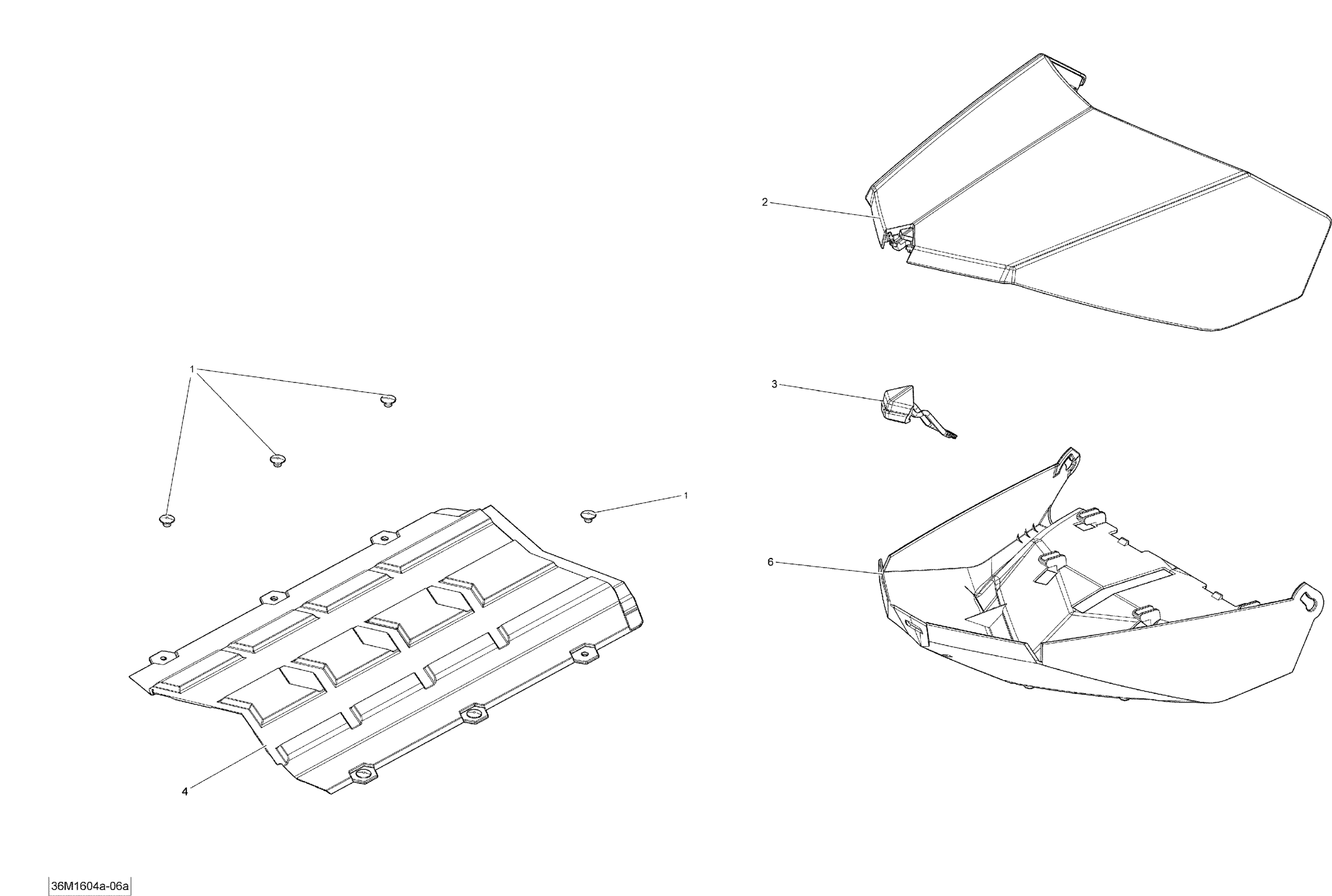Схема узла: Luggage Rack - 600 ACE