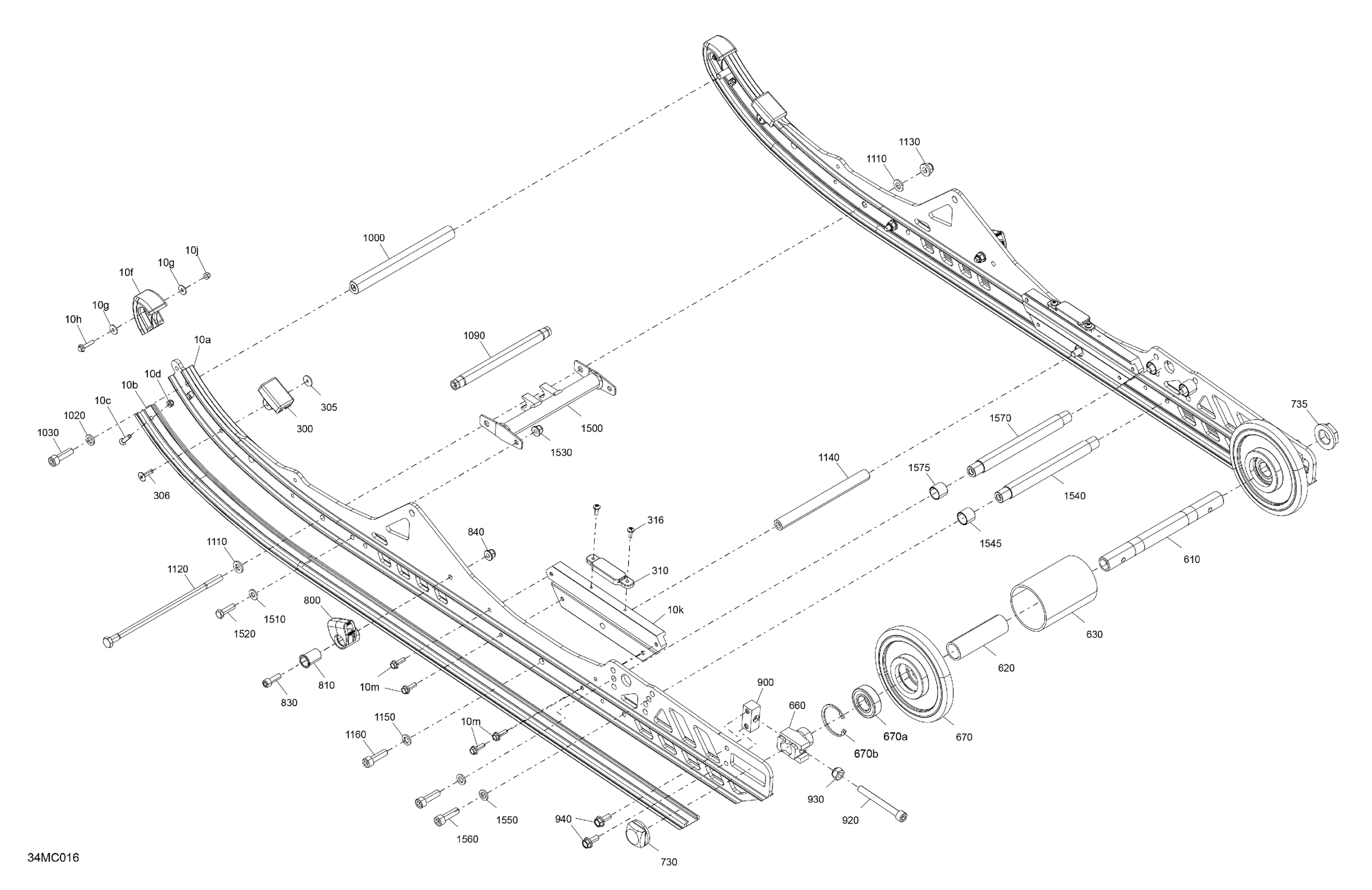 Схема узла: Suspension - Rear - Lower Section