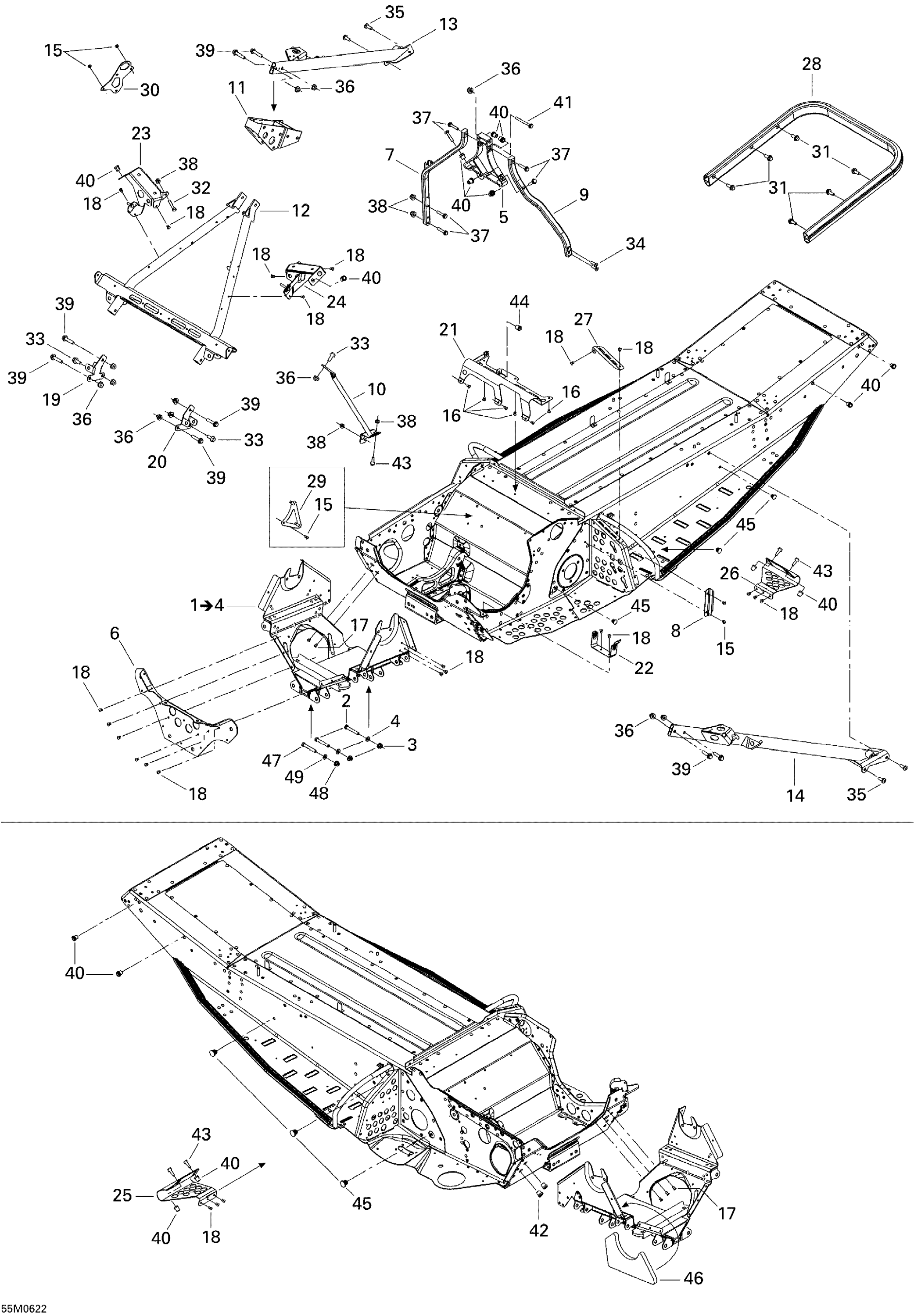 Схема узла: Frame and Components
